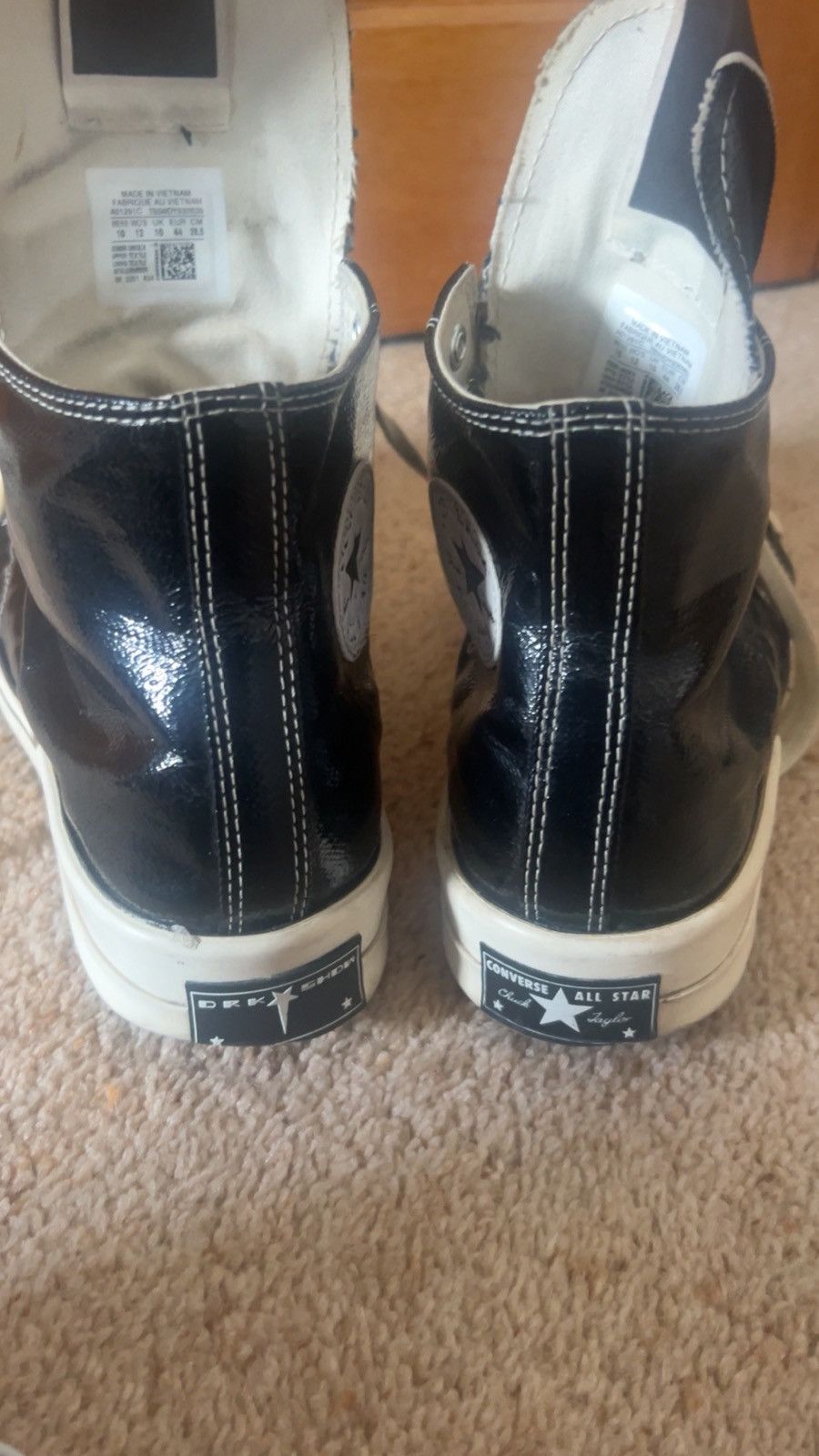 Converse × Rick Owens Drkshdw Rick owens converse Size US 11 / EU 44 - 4 Thumbnail