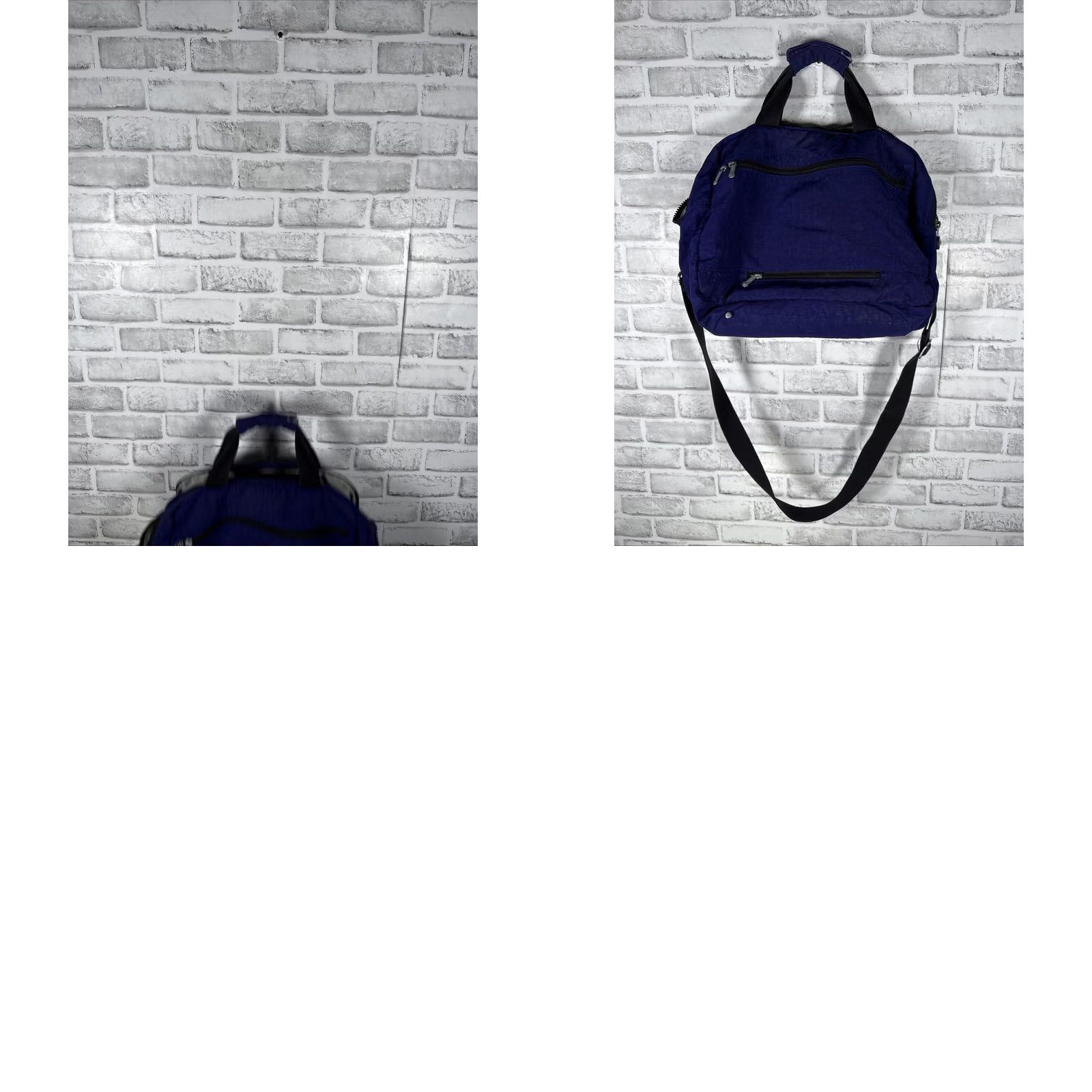 Vintage KIPLING Purple Duffle Bag 15”x14” Women Nylon Purple Duffle Bag 15”x14” Womens Size ONE SIZE - 8 Thumbnail