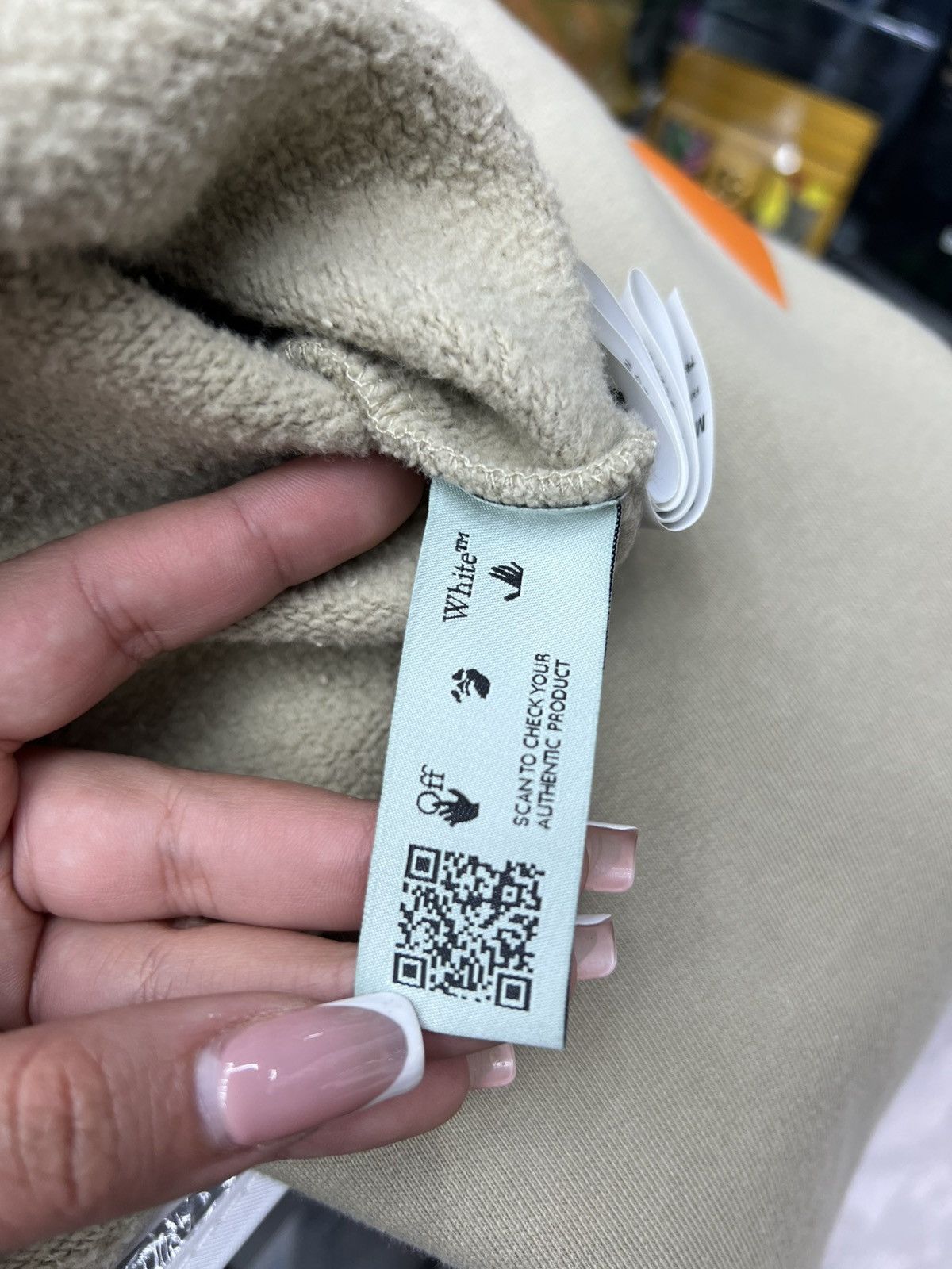 Off-White OffWhite Brown Paint Splatter Hoodie Size US XL / EU 56 / 4 - 11 Thumbnail