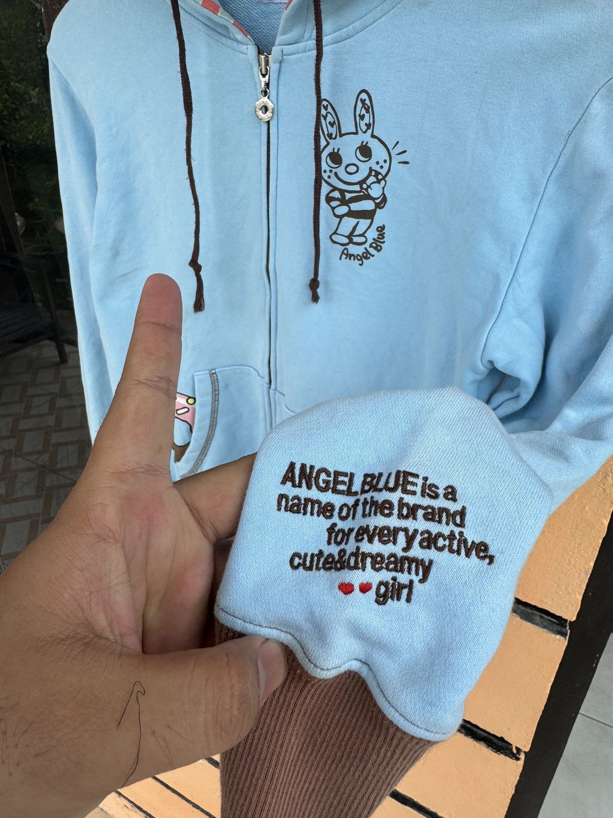 Angel Blue 2000s Angel Blue Hoodie Y2K Style Size M / US 6-8 / IT 42-44 - 7 Thumbnail