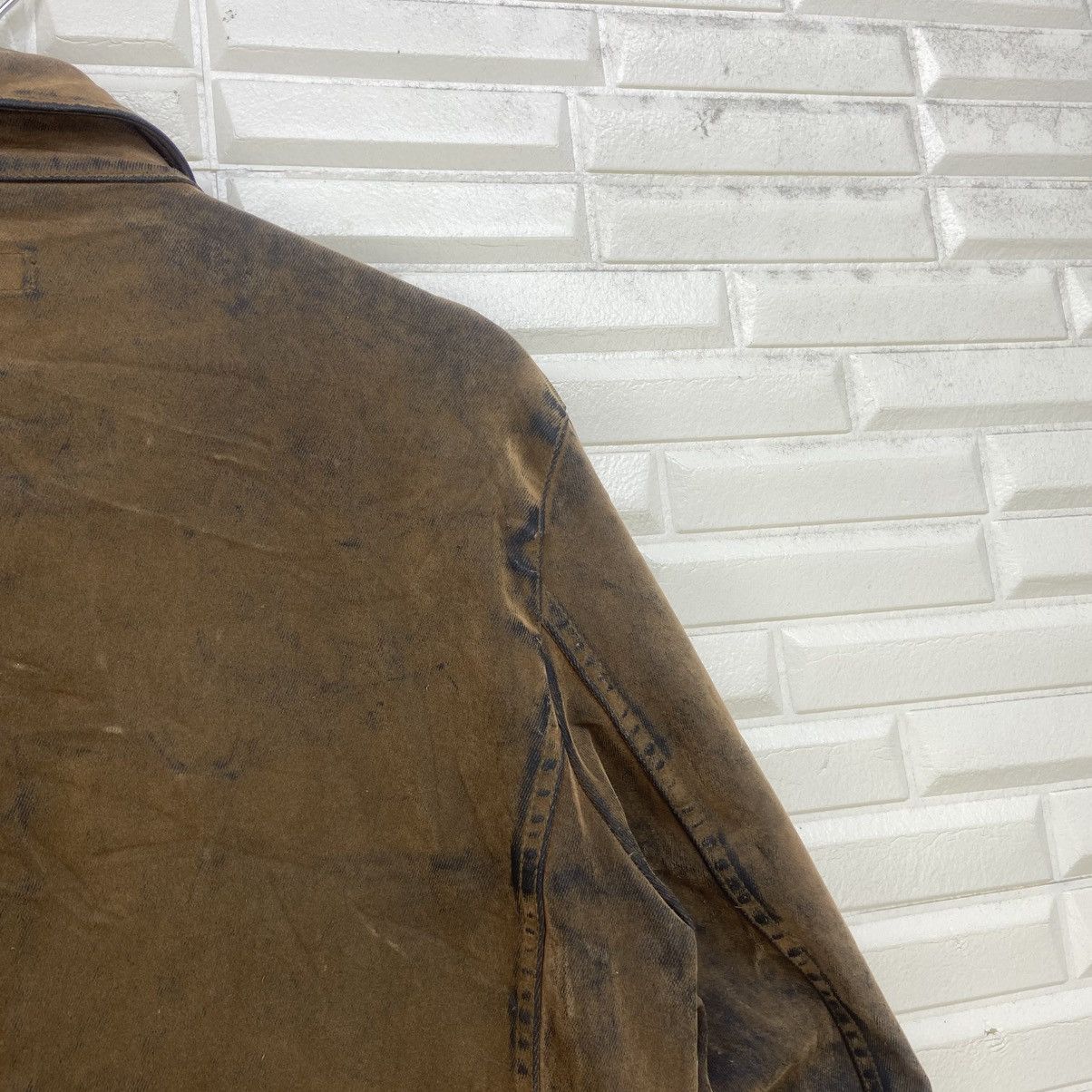 Vintage Baffy Hard Wear Soft Denim Polyurethane Chore Worker Jacket Size US M / EU 48-50 / 2 - 11 Thumbnail