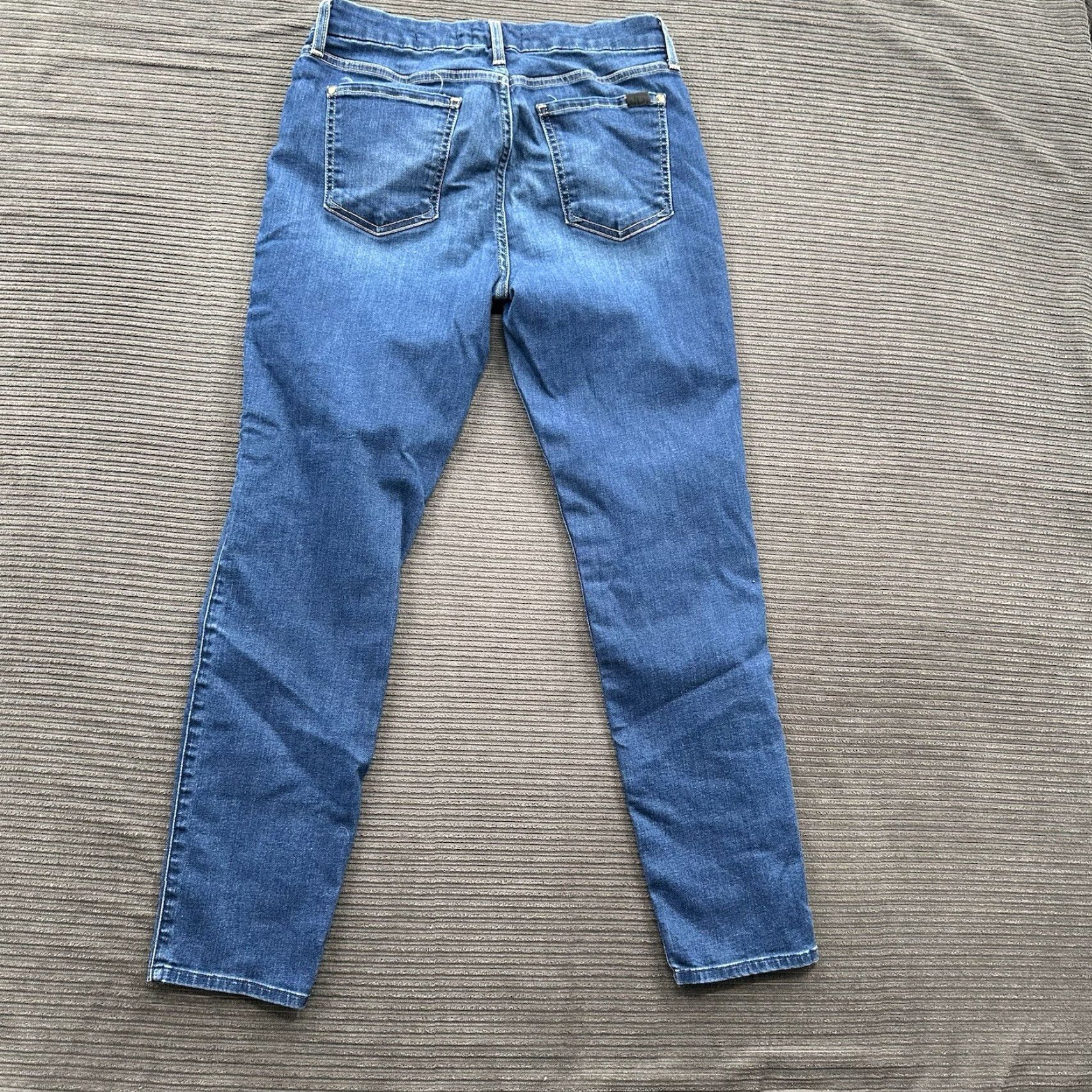 7 For All Mankind 7 For All Mankind Jeans Women 6 Denim Ankle Skinny High Rise Blue Slim Pattern Solid City College Preppy Womens Size 28" / US 6 / IT 42 - 2 Thumbnail