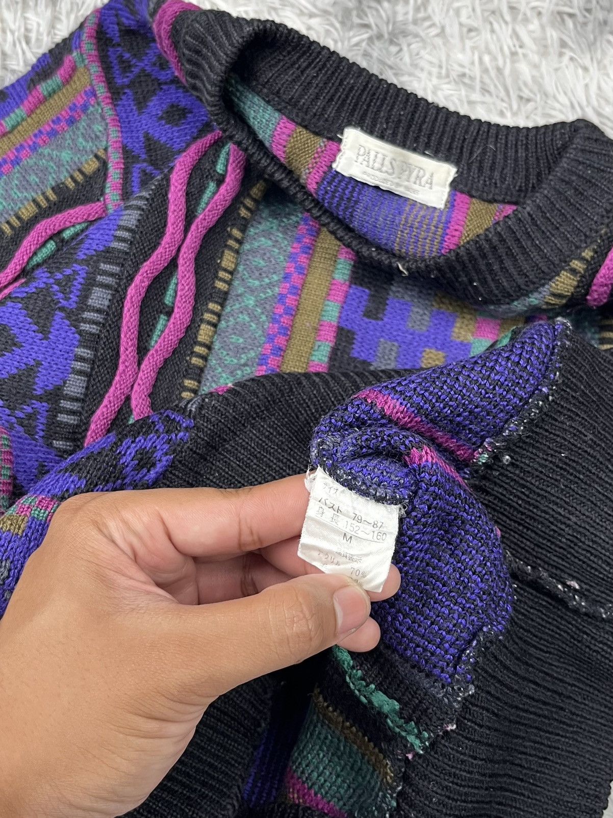 Coogi Vintage Palls Pyra Pattern Sweater Size M / US 6-8 / IT 42-44 - 6 Thumbnail