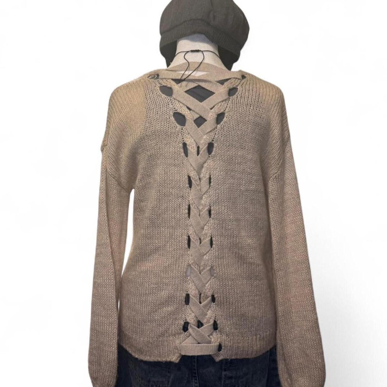Other vintage y2k rue21 open back knit sweater Size S / US 4 / IT 40 - 3 Thumbnail