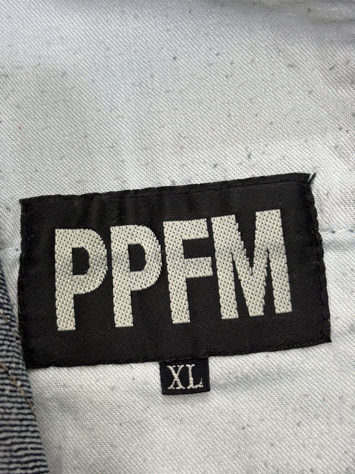 PPFM 💥Archival Style💥PPFM Double Waist Sick Design Jeans F628 Size US 35 - 18 Thumbnail