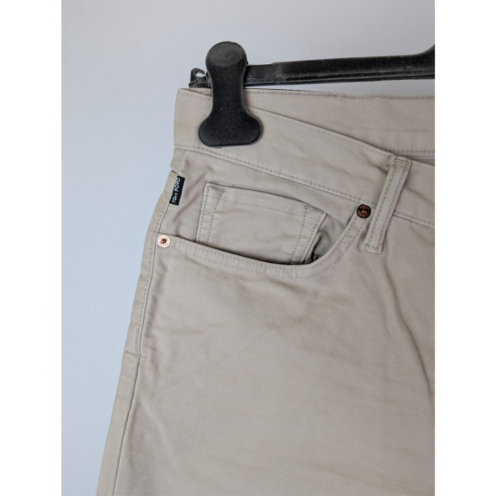 Tom Ford o1rshd1 Slim-Fit Denim Jeans in Camel Size US 34 / EU 50 - 6 Thumbnail