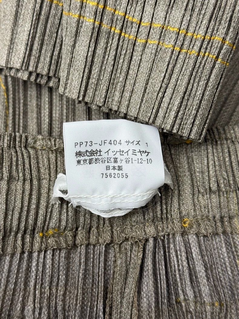 Issey Miyake Issey Miyake size:1 Yellow-gray pleated pants Size 42" / US 20 - 5 Thumbnail