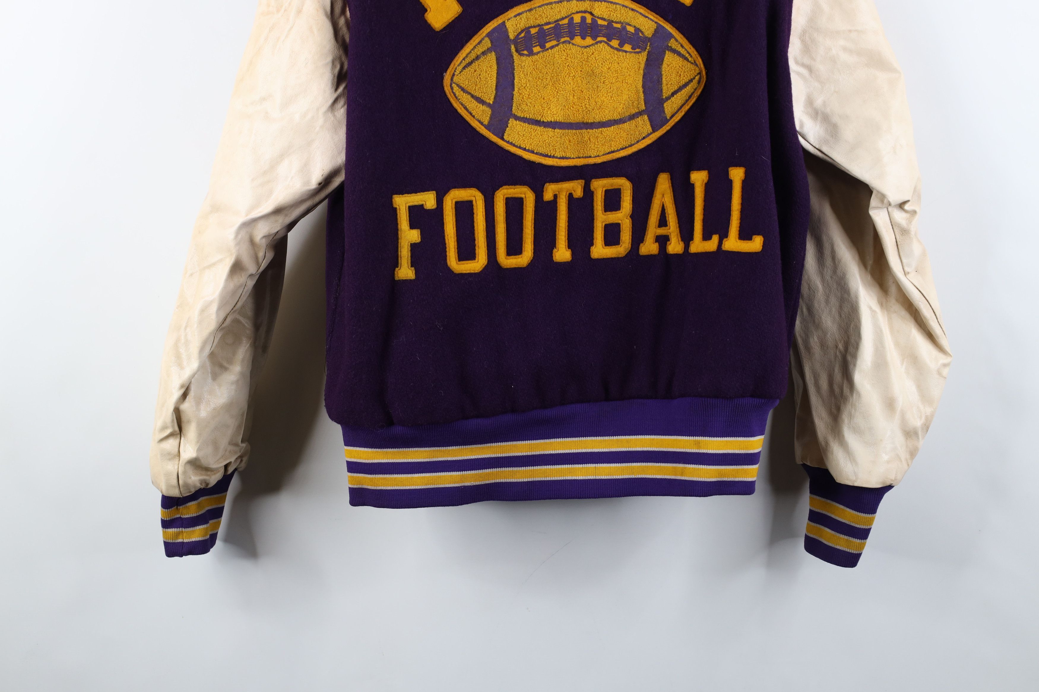 Vintage Vintage 60s 70s Islip Football Varsity Letterman Jacket USA Size US L / EU 52-54 / 3 - 15 Thumbnail