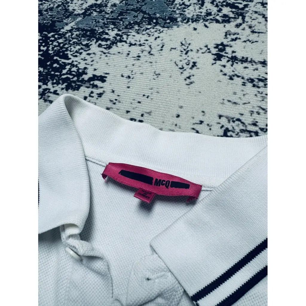 MCQ Alexander Mcqueen Polo Shirt White Size M Size US M / EU 48-50 / 2 - 4 Thumbnail