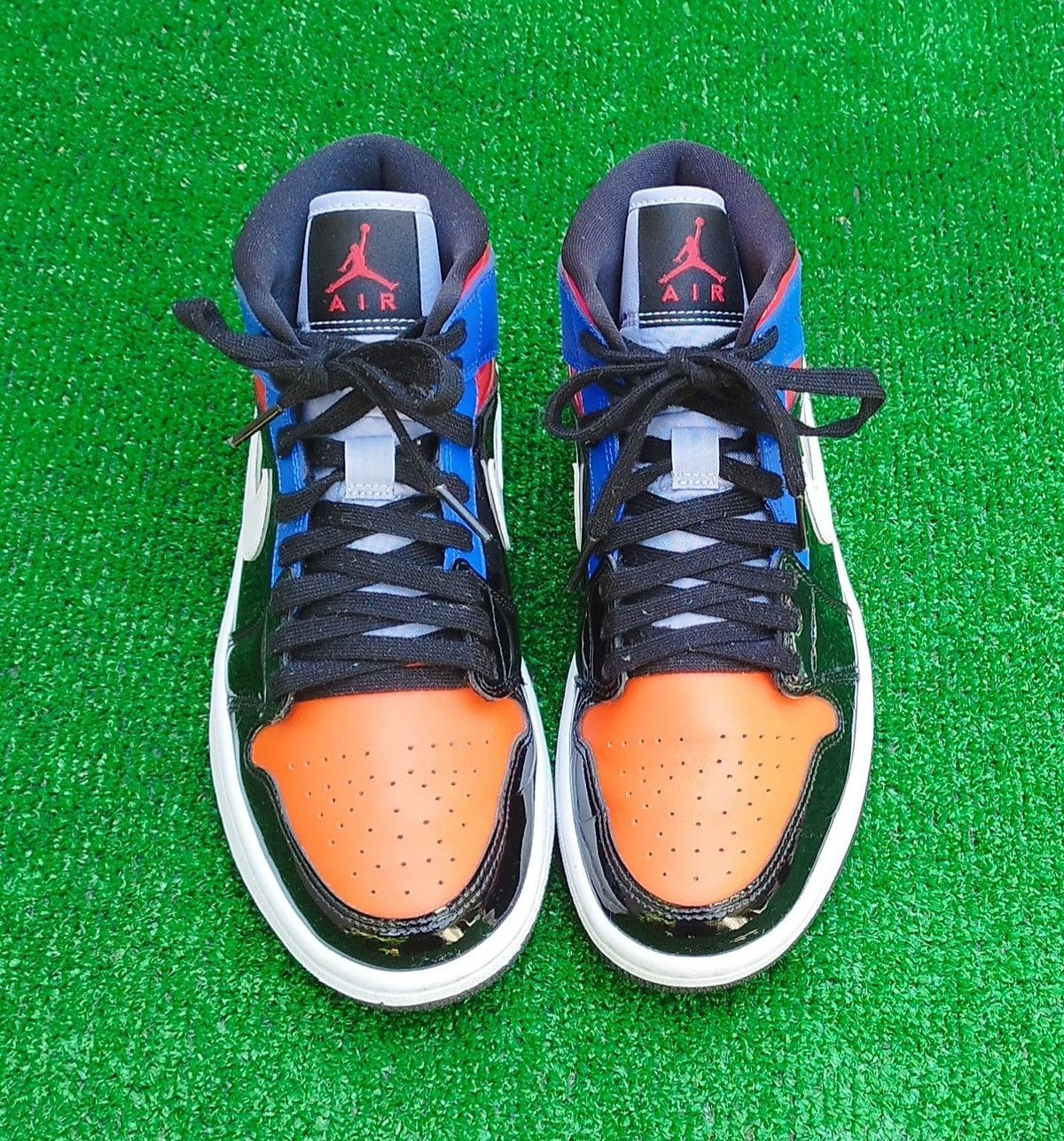 Jordan Brand Air Jordan 1 High Mid Multi Patent Smeakerts # 7,5 Size US 7.5 / IT 37.5 - 2 Thumbnail