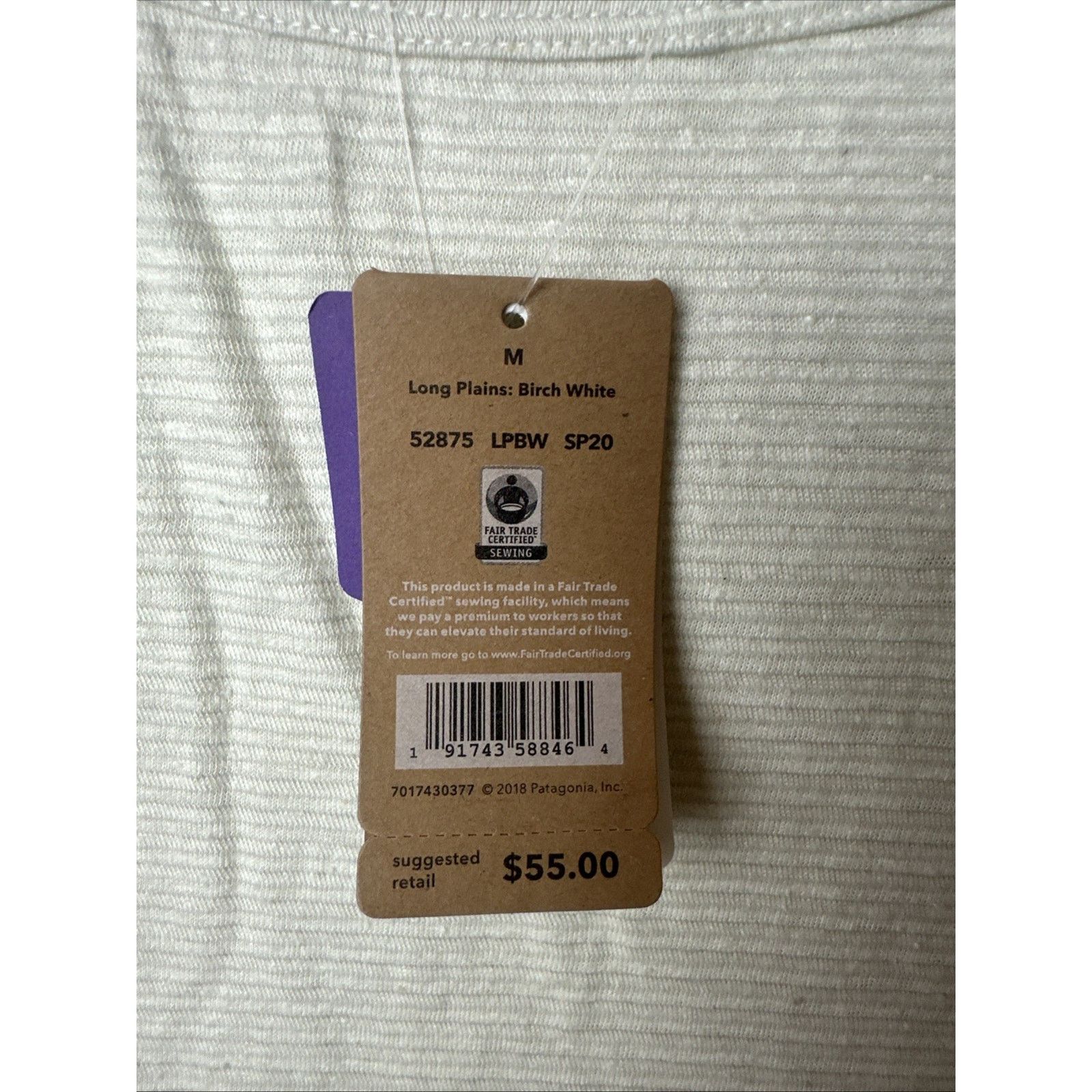 Patagonia Patagonia Women's Long Plains birch white mrsp 55$ Size M Size M / US 6-8 / IT 42-44 - 2 Thumbnail