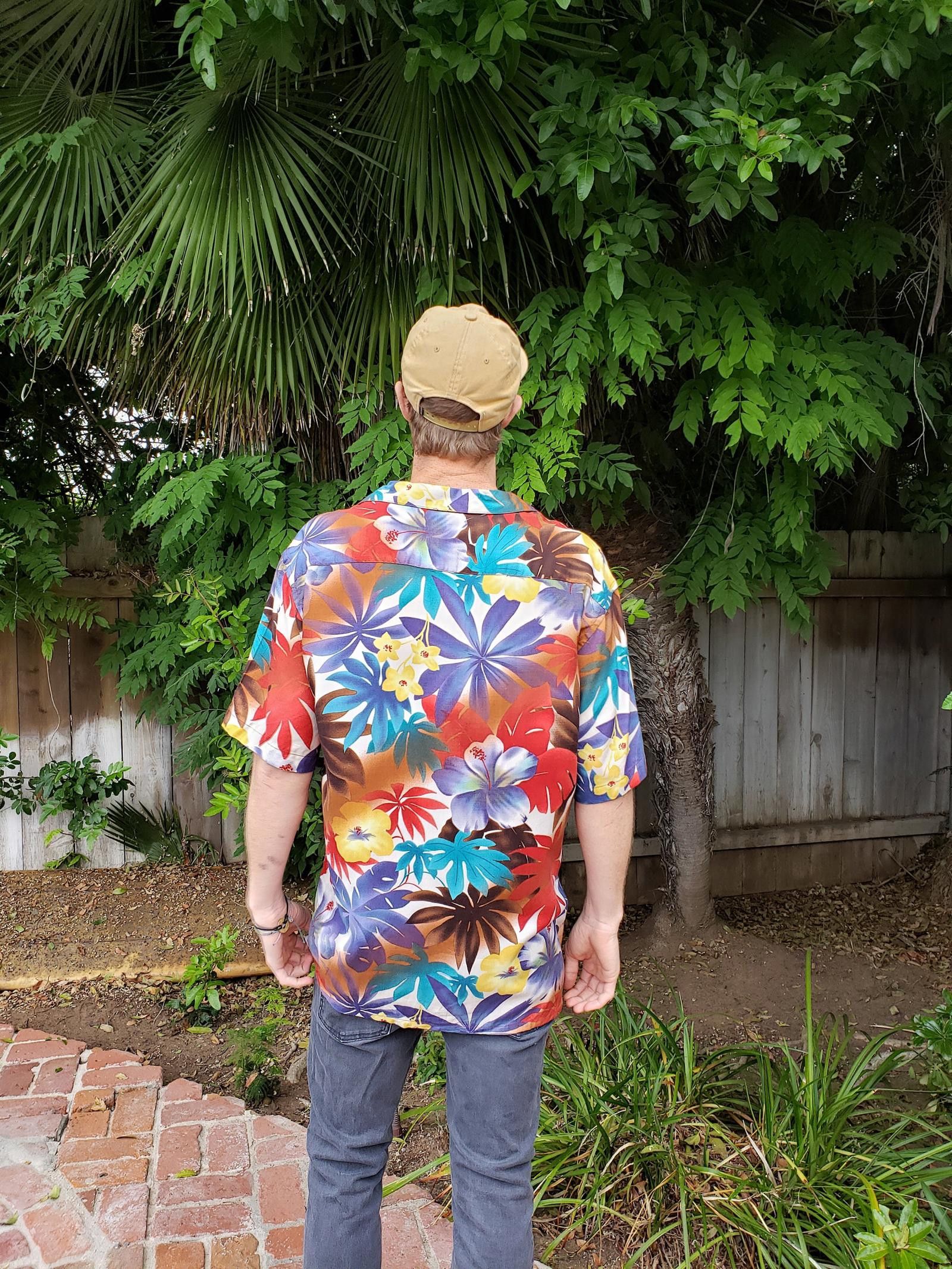 Designer Vintage Mens Party Button 90s relaxed button down up Floral Size US M / EU 48-50 / 2 - 3 Thumbnail