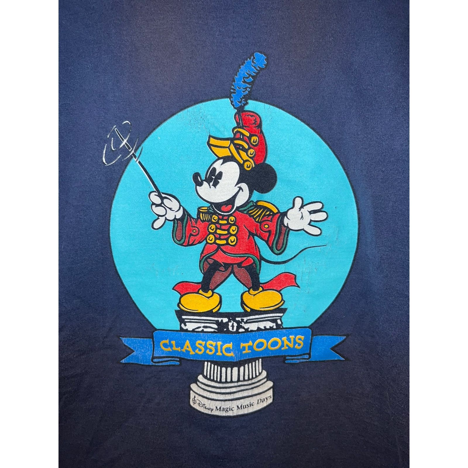 Disney Vintage Disney Magic Shirt Music Days Classic Toons Mickey M Size US M / EU 48-50 / 2 - 2 Thumbnail
