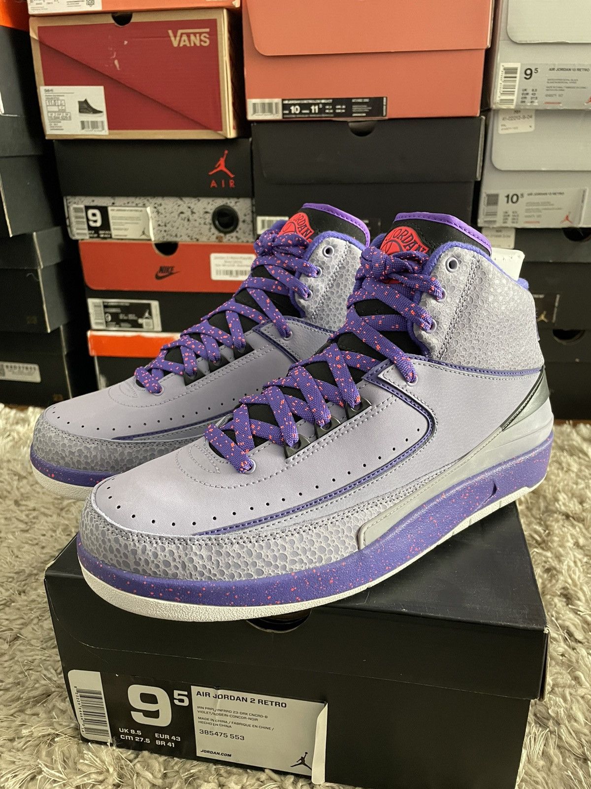Jordan Brand Jordan 2 Iron Purple Size US 9.5 / EU 42-43 - 1 Thumbnail