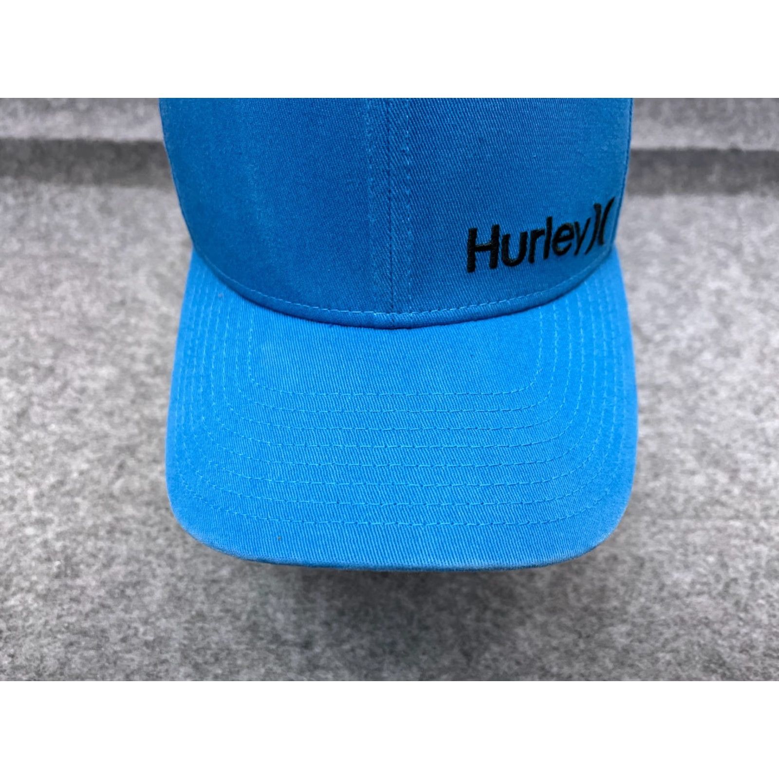 Hurley Hurley Hat Cap Fitted XL Adult Blue Cotton Blend Stretch Dri-Fit Skate Baseball Cap Mens Size ONE SIZE - 3 Thumbnail