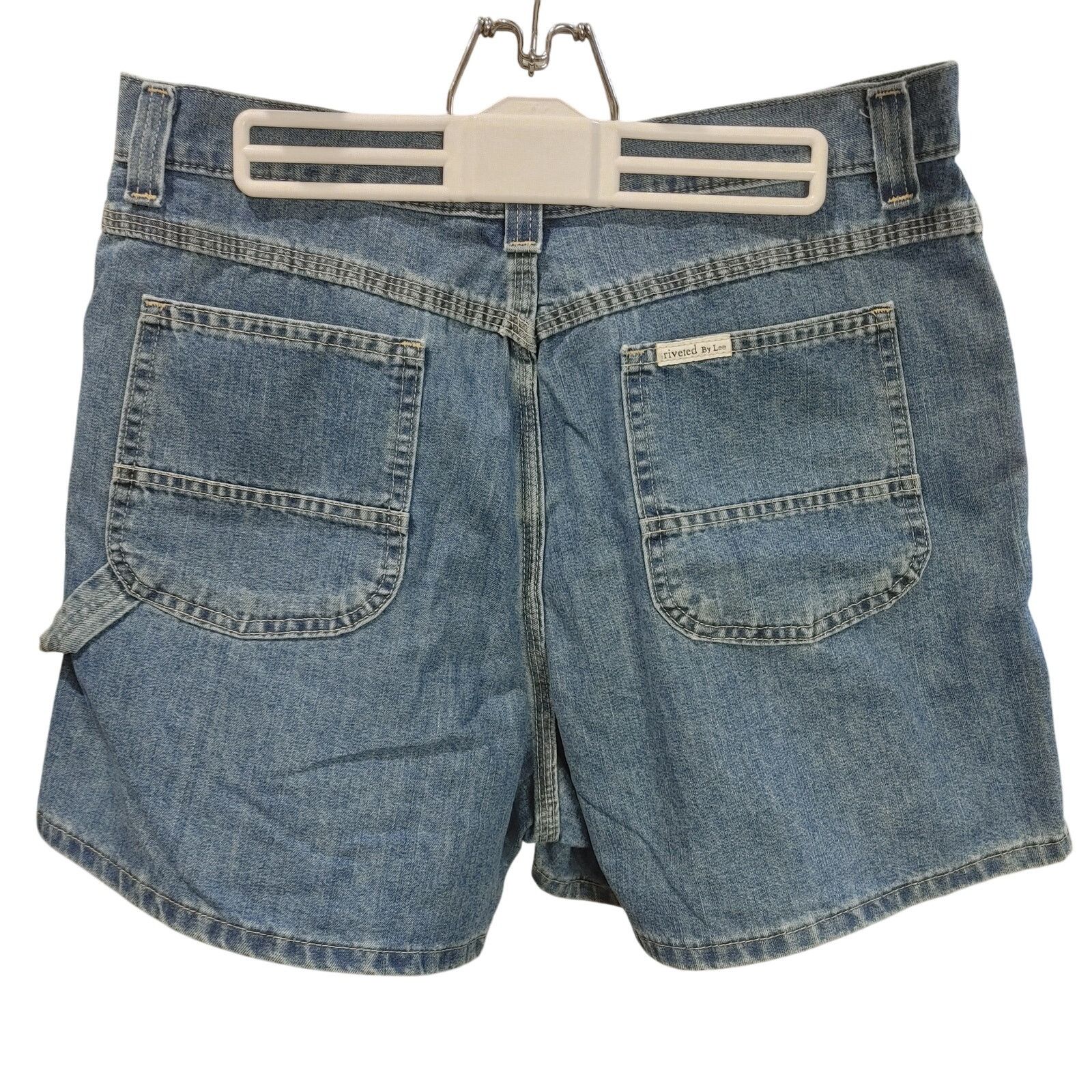 Lee Riveted by Lee Women's 14M Light Washed Blue Denim Jean Mom Size 36" / US 14 / IT 50 - 2 Thumbnail