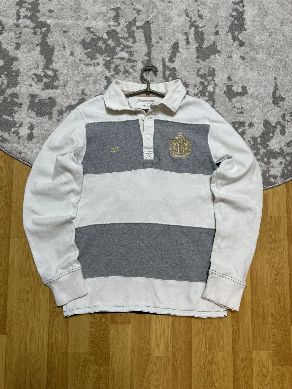 Nike × Vintage Vintage Nike FullBack’s Streetwear Style Rugby Longsleeve Size US L / EU 52-54 / 3 - 8 Thumbnail