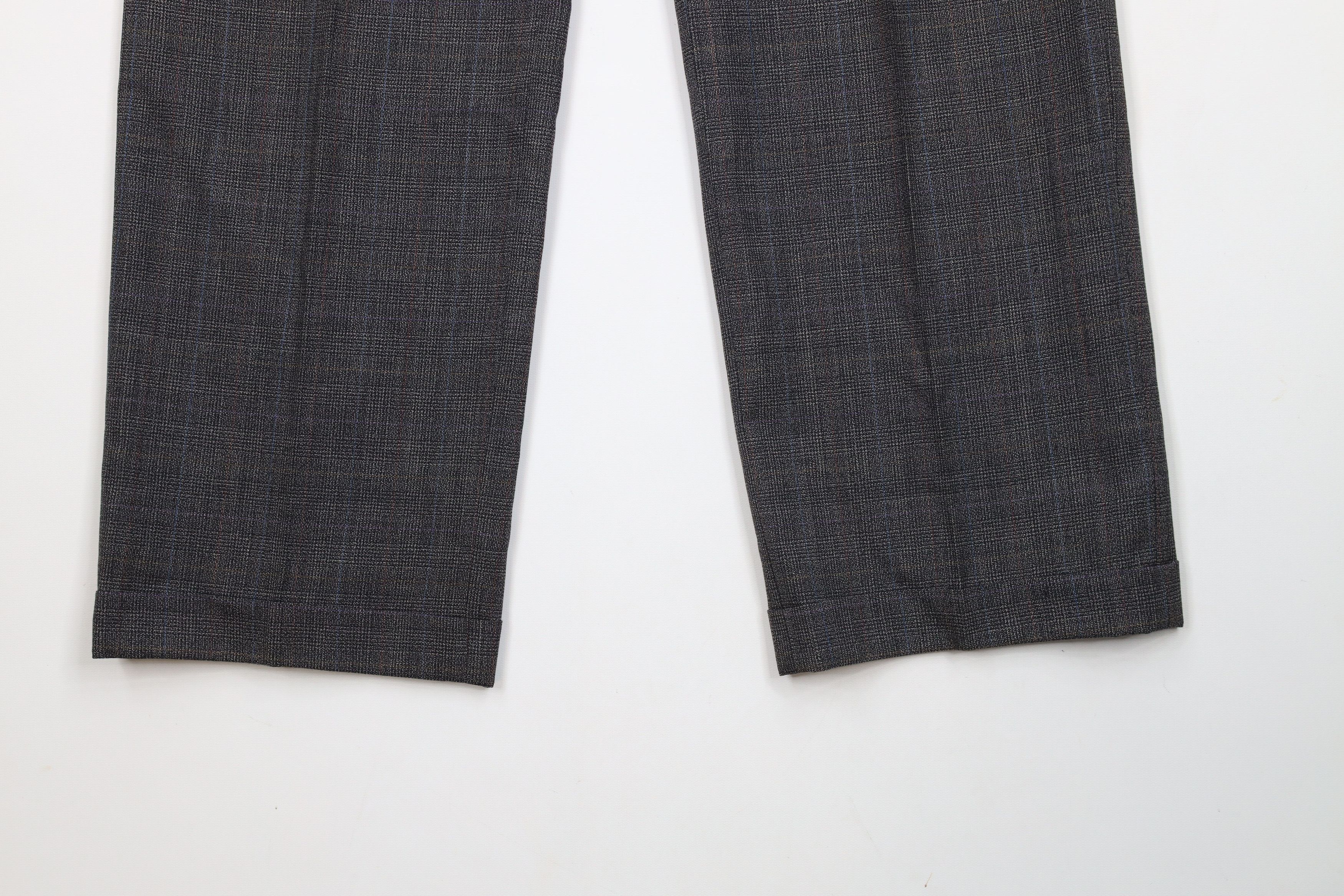 Vintage Vintage 70s Streetwear Pleated Wide Leg Chino Pants Plaid Size US 31 - 4 Thumbnail