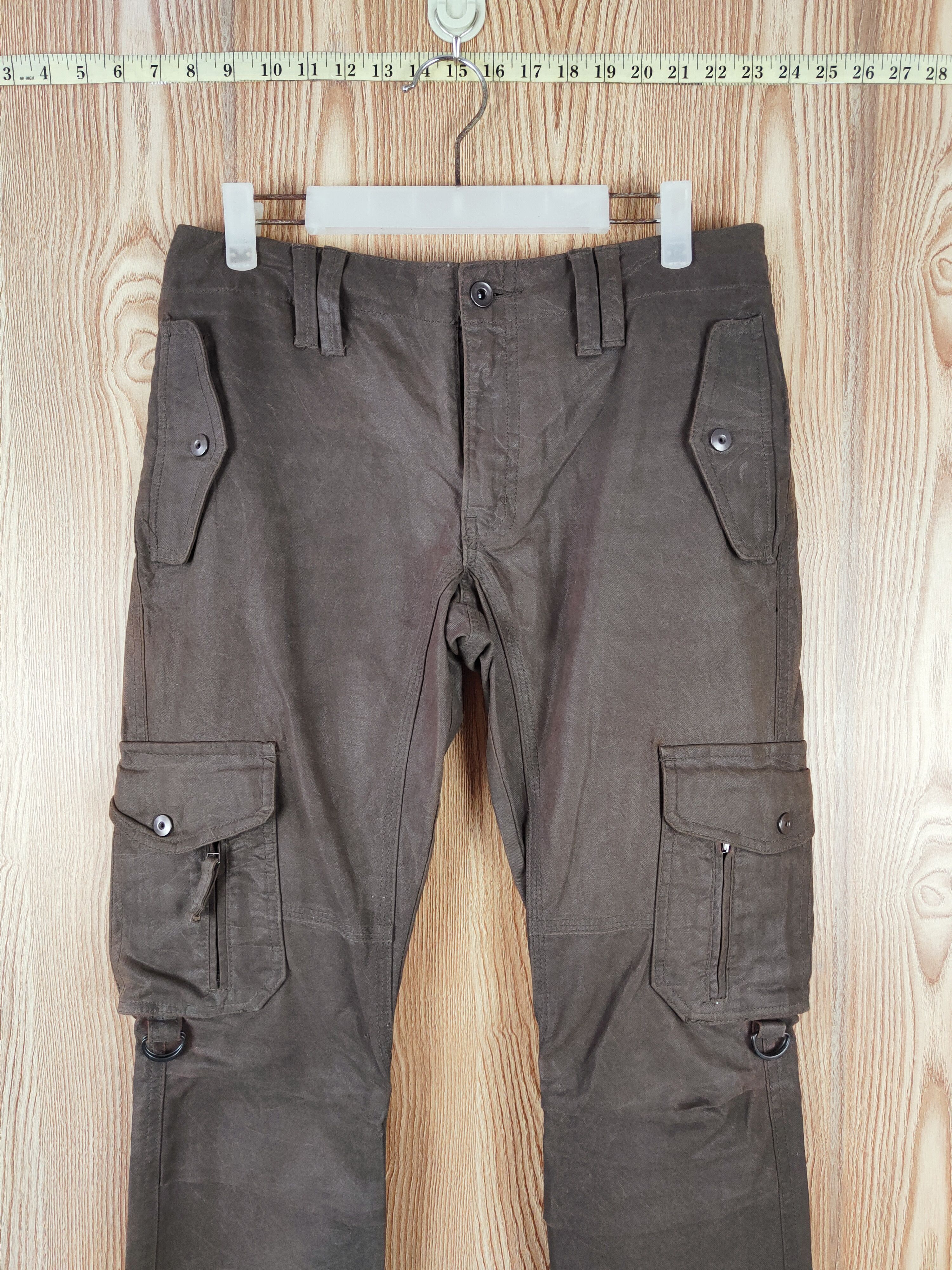 Schlussel D Schlussel Brown Multipocket Tactical Cargo Pants #W211 Size US 30 / EU 46 - 2 Thumbnail