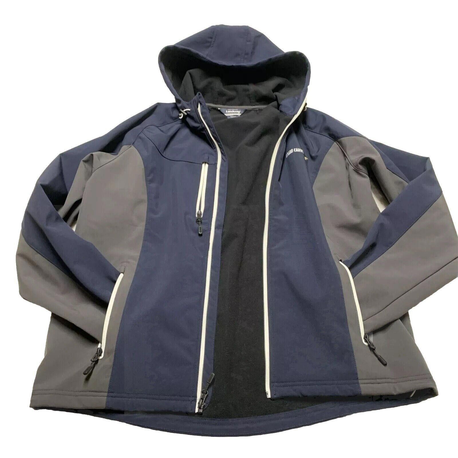 Other Landway Men's Medium Navy/Gray Soft Shell Fleece Golf Jacket Size US M / EU 48-50 / 2 - 1 Thumbnail