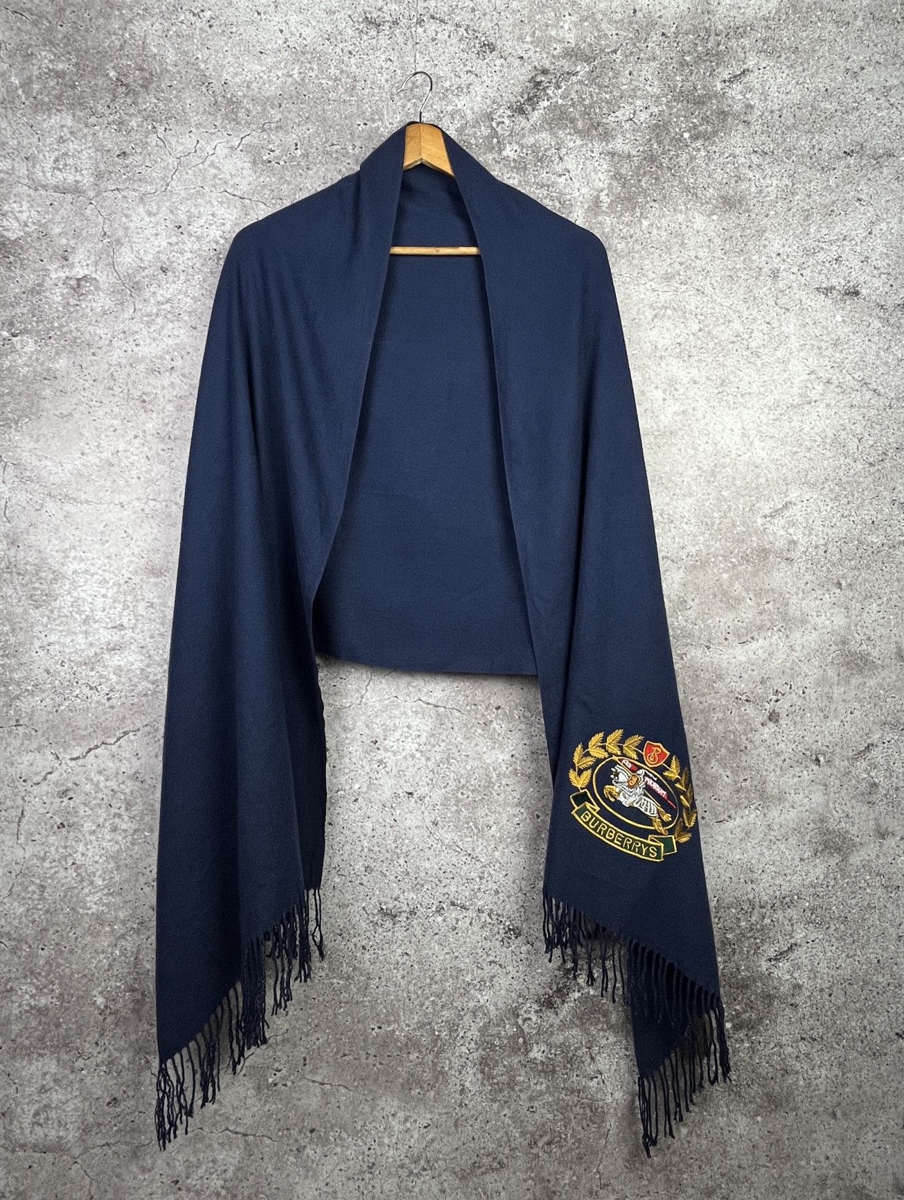 Burberry Huge Burberry Wool/Cashmere Scarf Size ONE SIZE - 1 Thumbnail