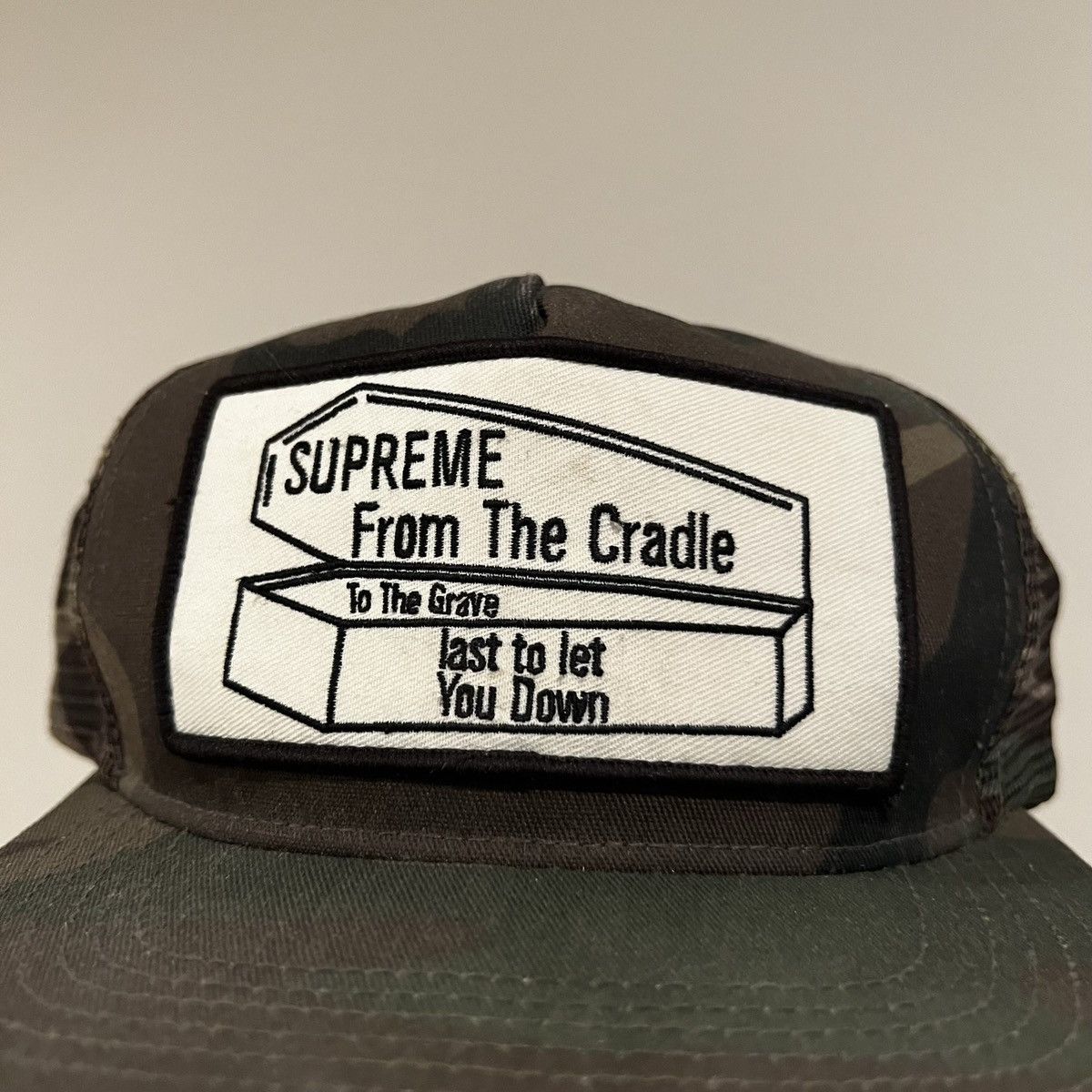 Supreme Supreme Coffin mesh snapback from the cradle to the grave Size ONE SIZE - 5 Thumbnail