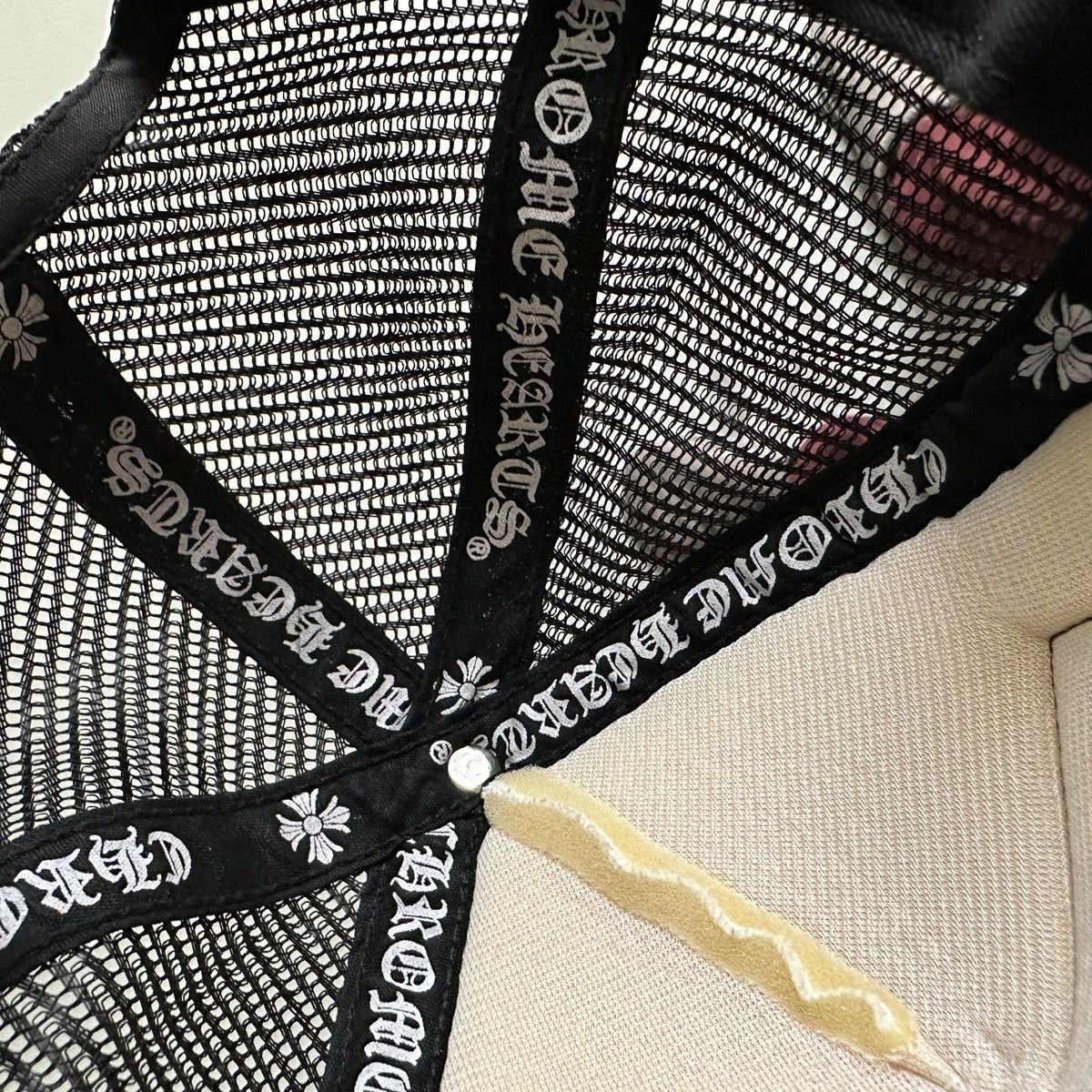 Chrome Hearts Chrome Hearts CH Trucker Hat Cap Size ONE SIZE - 4 Thumbnail