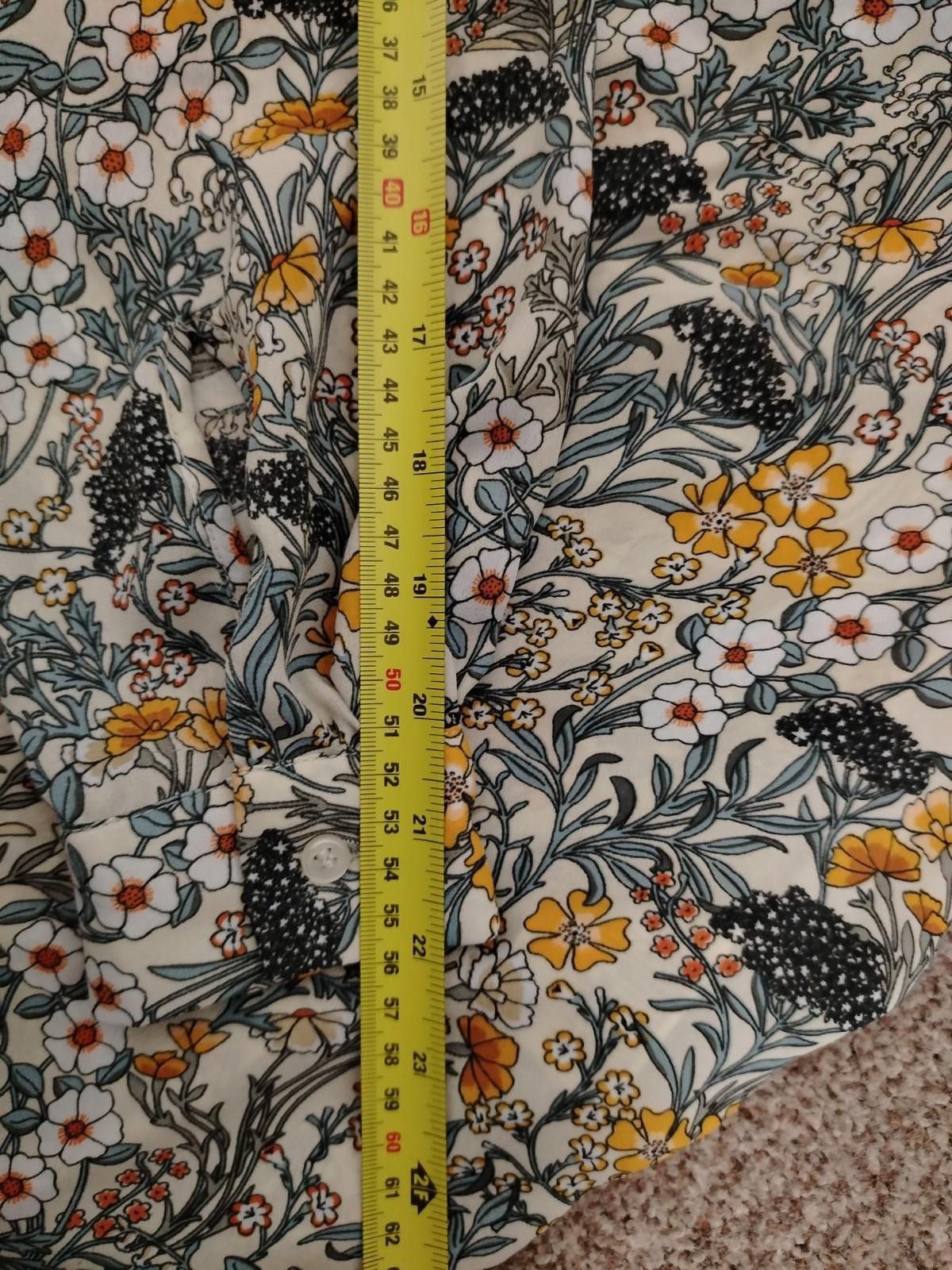H&M Pre-Loved H&M Floral Print Long Sleeve Shirt Blouse UK 14 Size M / US 6-8 / IT 42-44 - 11 Thumbnail