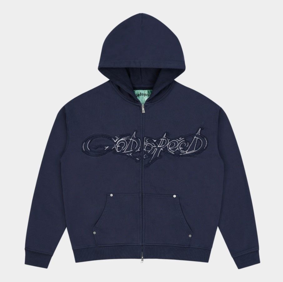 Godspeed Godspeed 'Raw Import' Navy Hoodie Size US M / EU 48-50 / 2 - 1 Preview