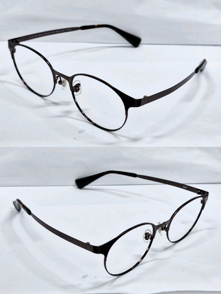 Vintage Zoff Business Boston Glasses Frame Brown ZY232019-43E1 M-41 Size ONE SIZE - 6 Thumbnail