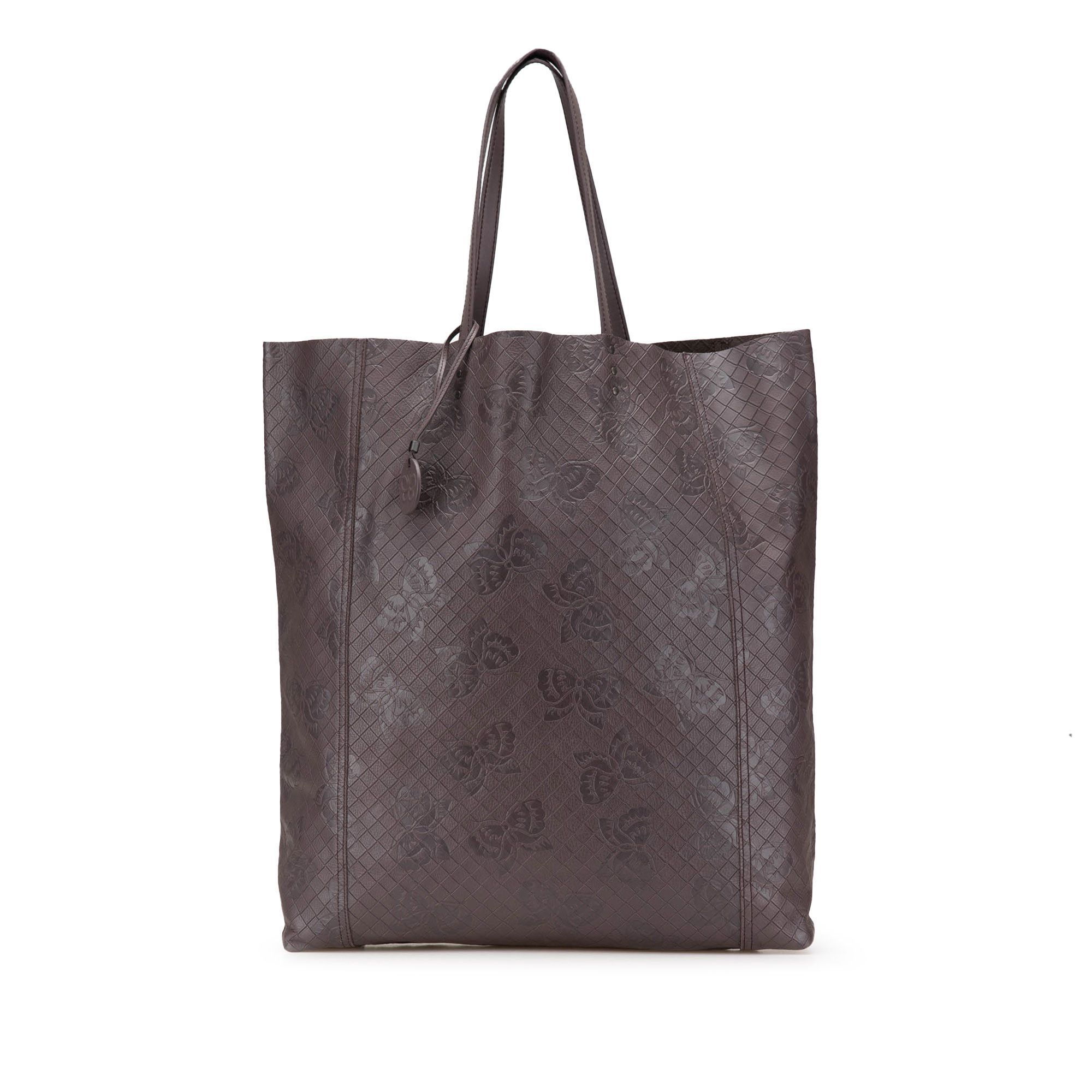 Bottega Veneta Bottega Veneta Leather Intrecciomirage Butterfly Tote Size ONE SIZE - 1 Thumbnail
