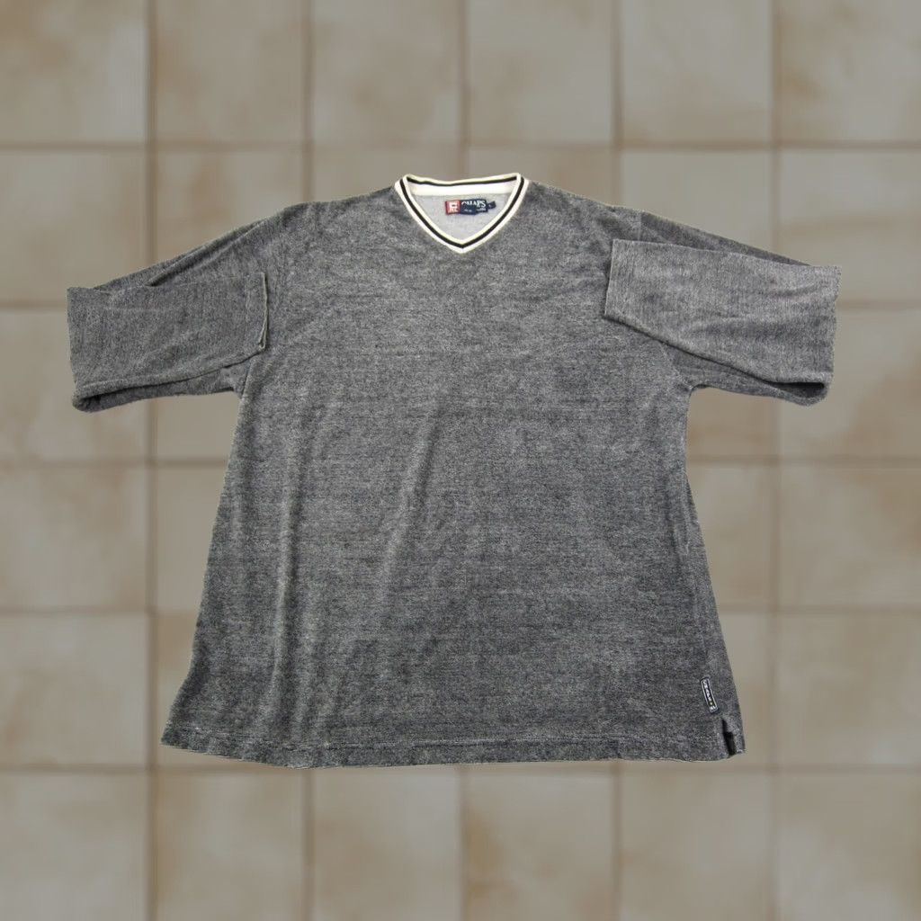 Ralph Lauren Ralph Lauren Sweater Adult Large Gray V-Neck Mens Sweatshirt Size US L / EU 52-54 / 3 - 1 Thumbnail
