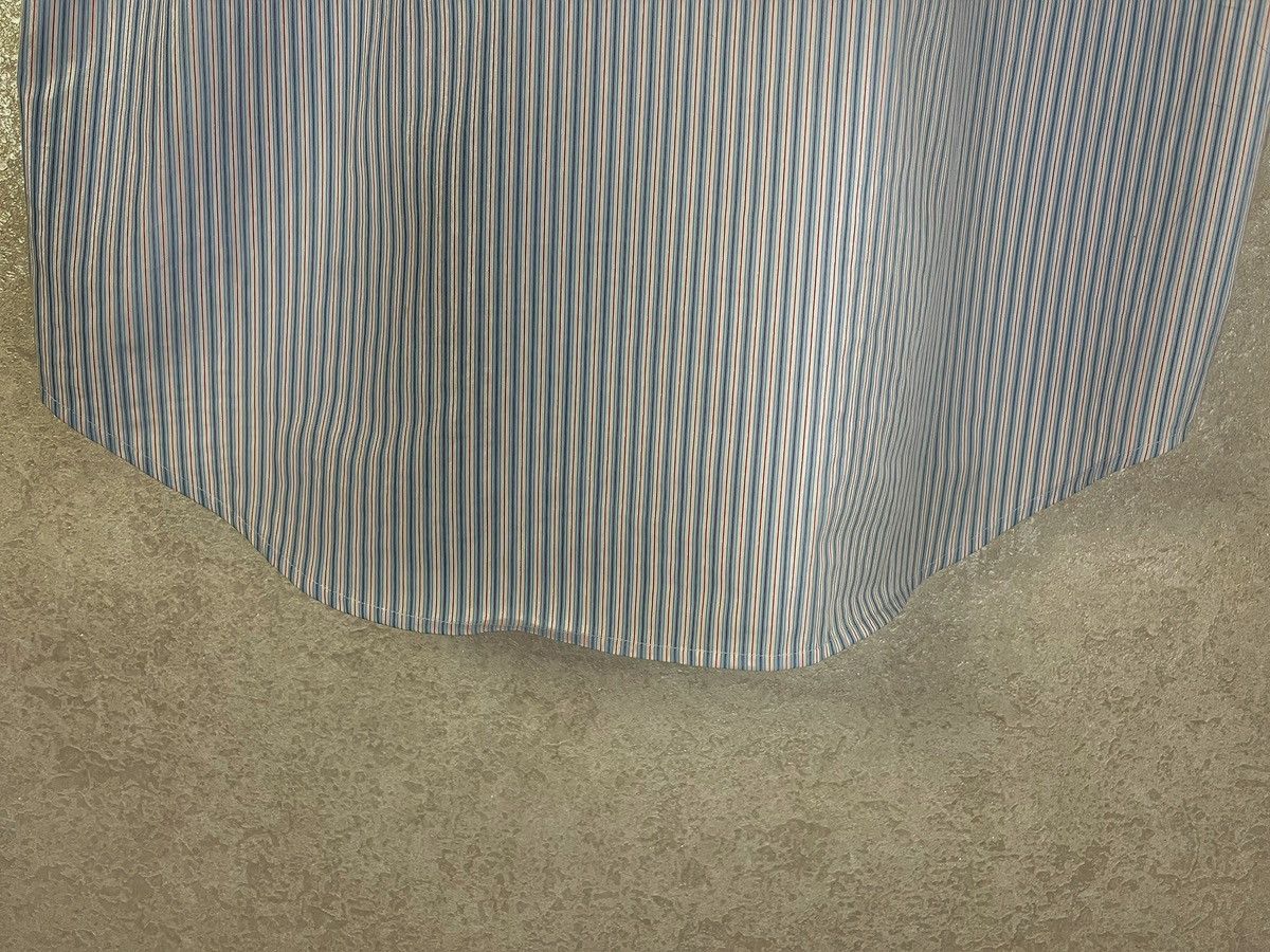 Gucci Gucci Striped Cotton Shirt with Silk Porter-Print Back 46 Size US S / EU 44-46 / 1 - 12 Thumbnail