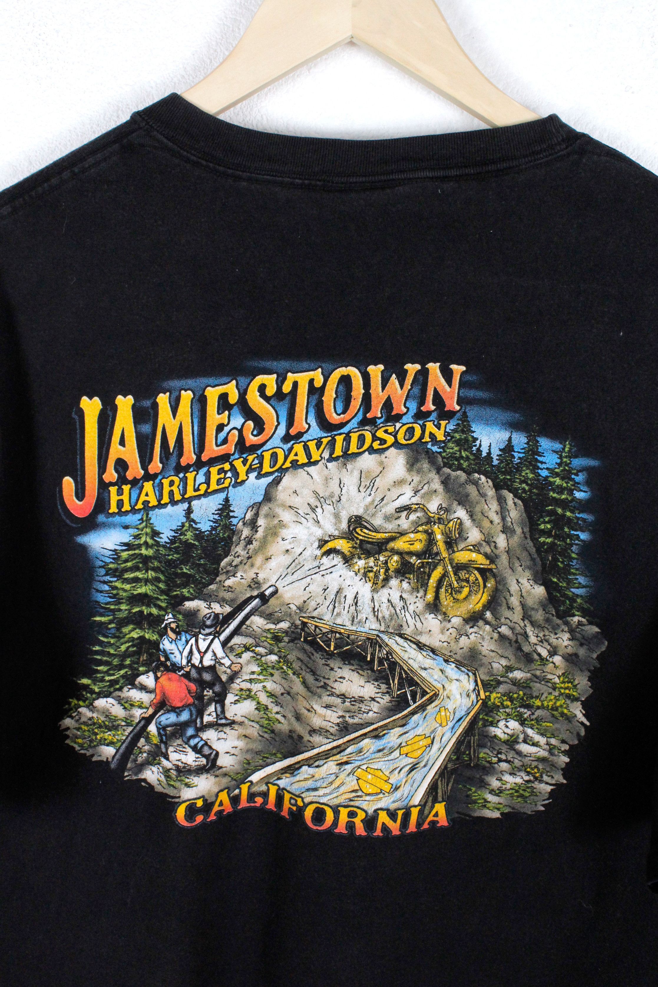 Harley Davidson Harley Davidson Jamestown Vintage Tee T-shirt Made in USA Size US XL / EU 56 / 4 - 6 Thumbnail