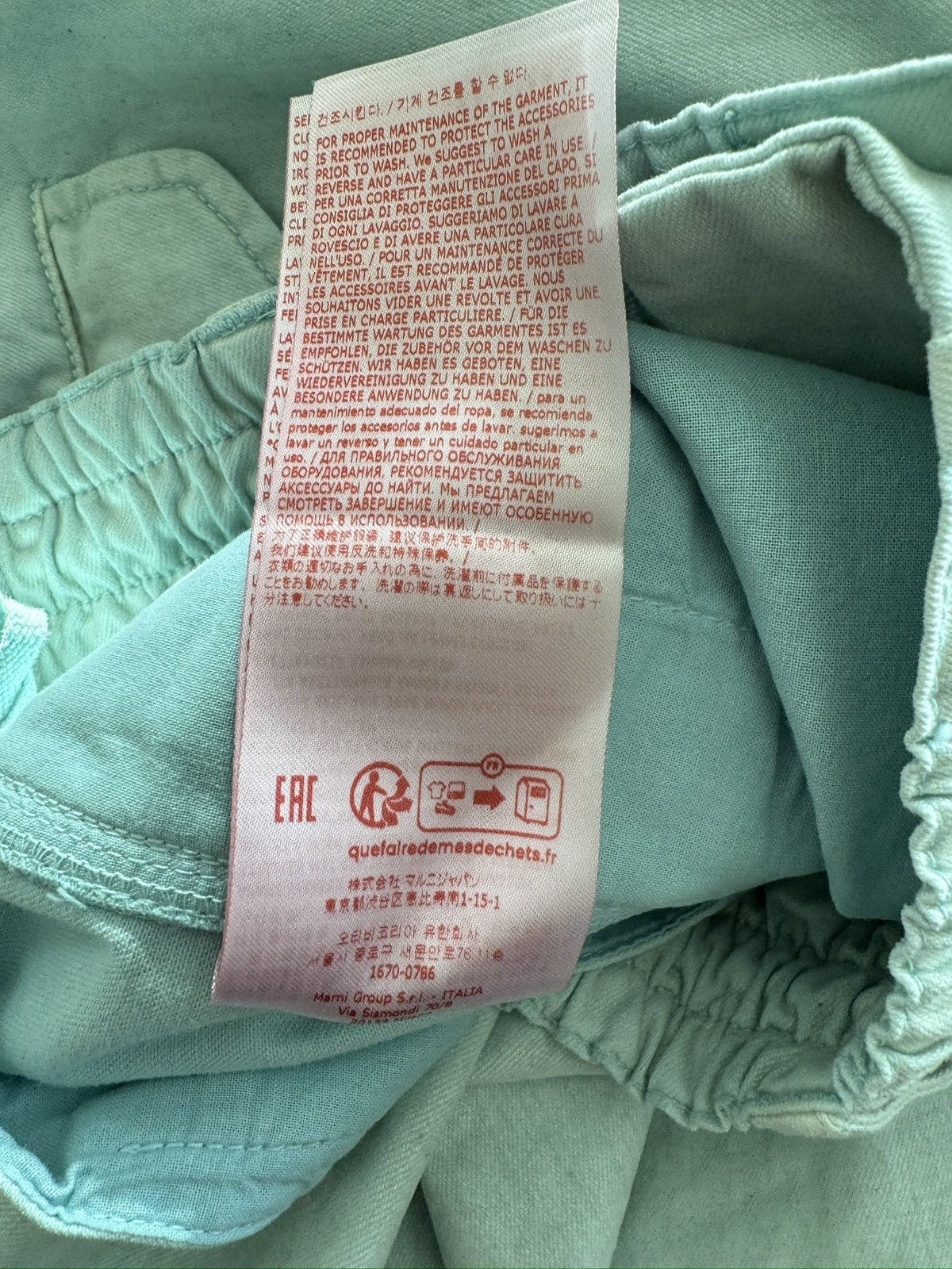 Marni $1250 Marni Garment Dyed Cotton Cargo Pants Size US 32 / EU 48 - 14 Thumbnail