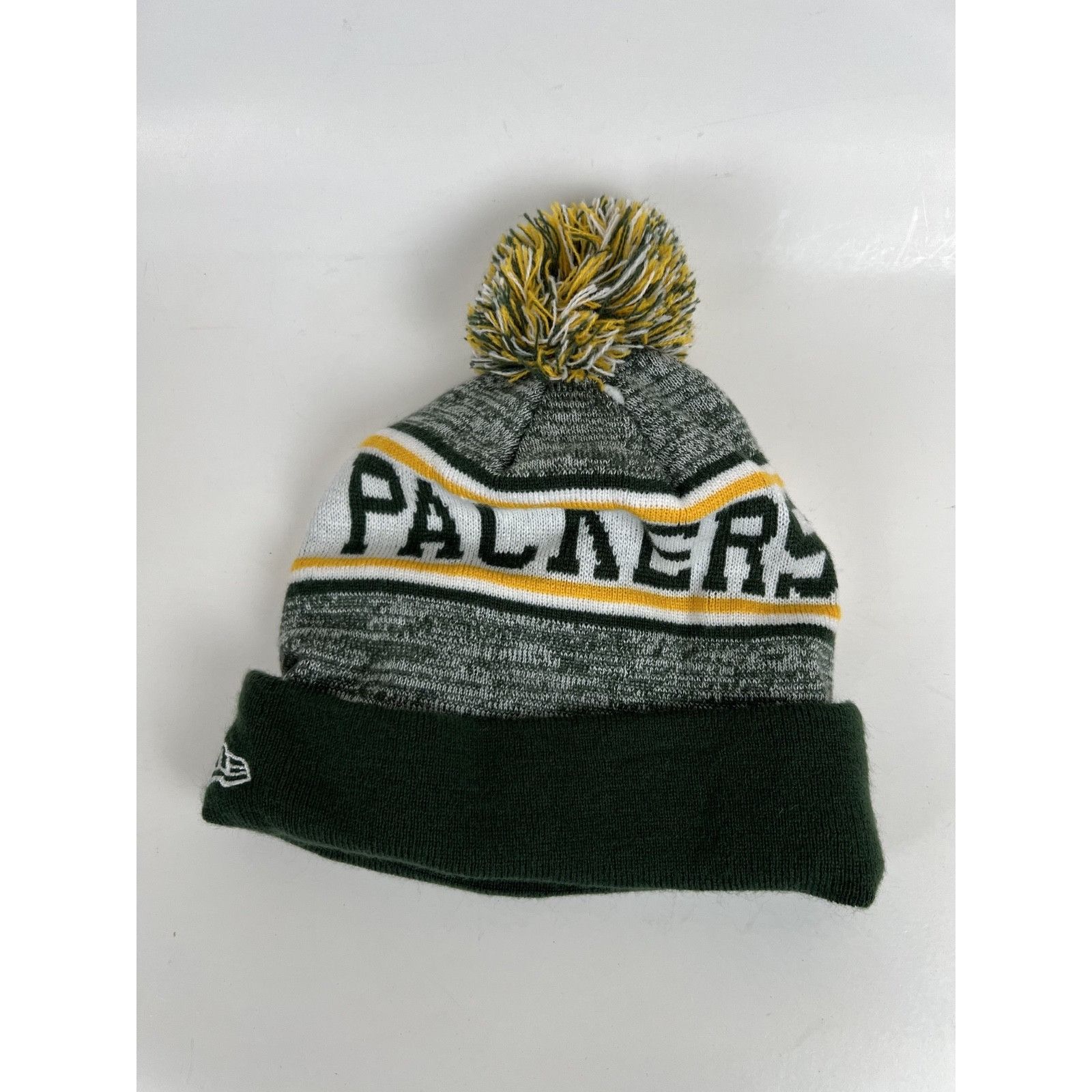 New Era Green Bay Packers NFL New Era Cuffed Pom Knit Beanie One Siz Size ONE SIZE - 2 Thumbnail