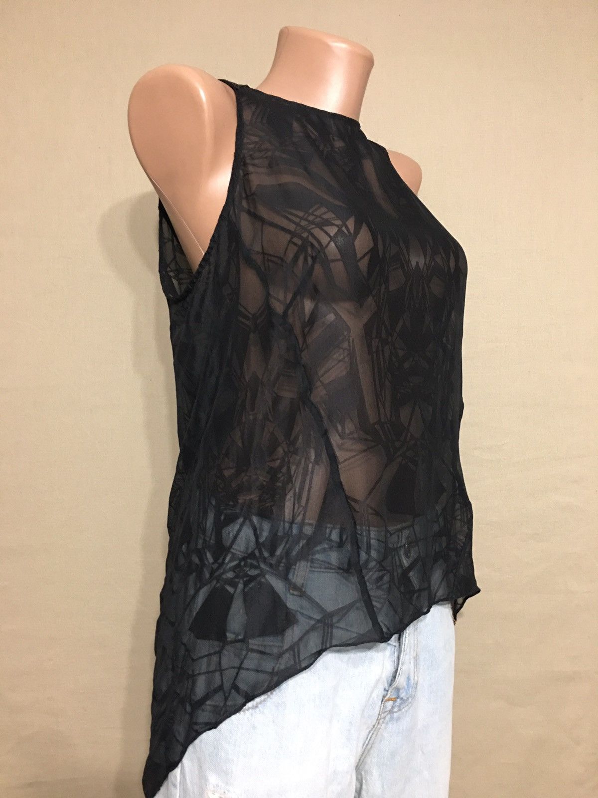Helmut Lang Helmut Lang Sleeveless Nylon Leather Blouse Size M Size M / US 6-8 / IT 42-44 - 6 Thumbnail