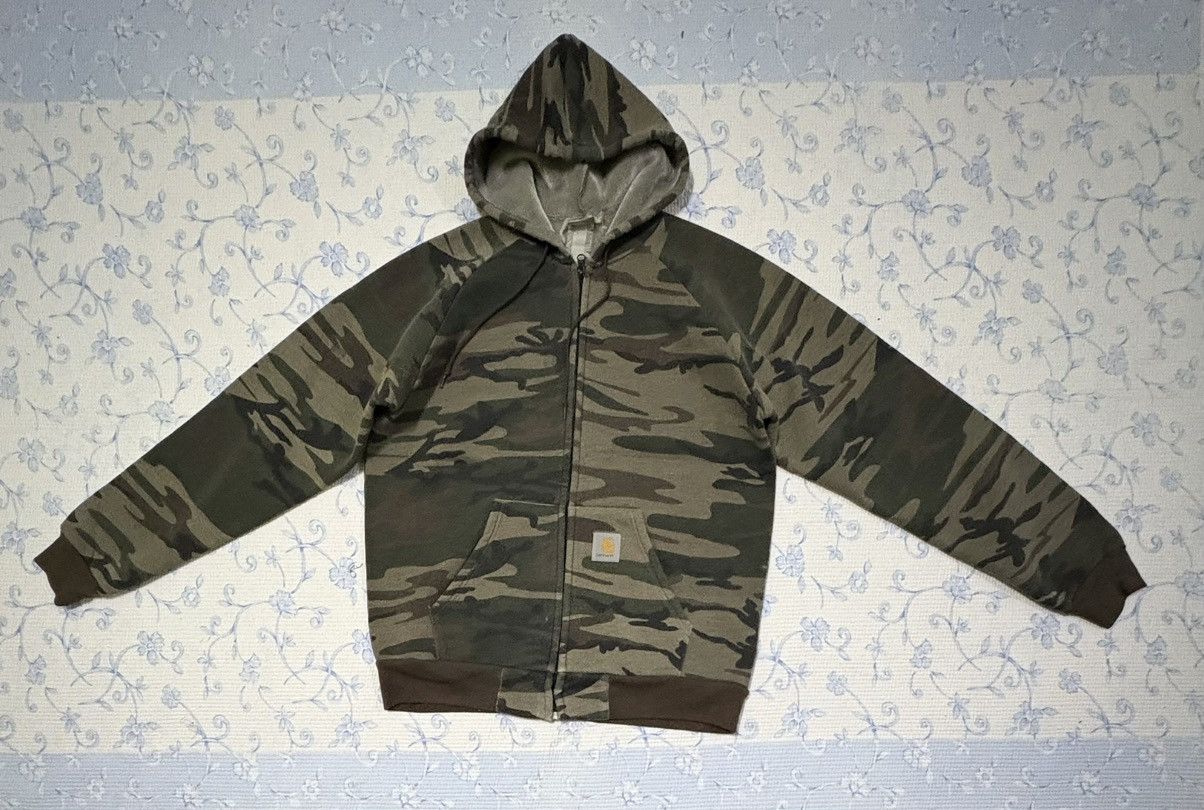 Carhartt Carhartt Camouflage Hoodie Sweater Size US L / EU 52-54 / 3 - 1 Thumbnail