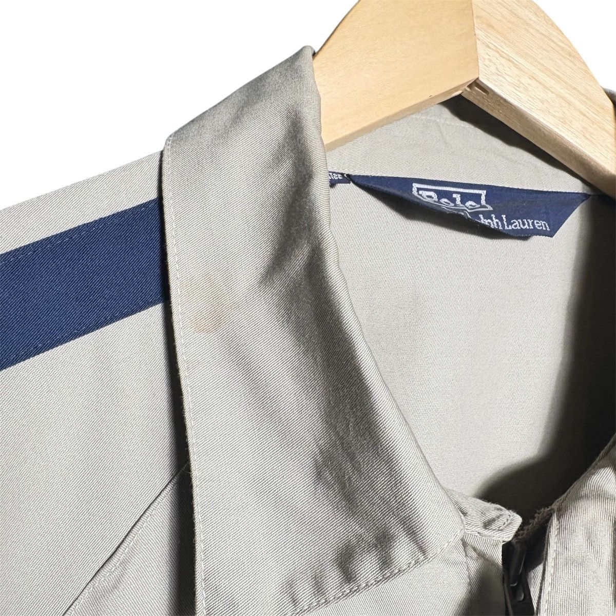 Lo Life × Polo Ralph Lauren × Vintage Vintage 90s Polo Ralph Lauren P Wing Bomber Jacket Size US L / EU 52-54 / 3 - 8 Thumbnail