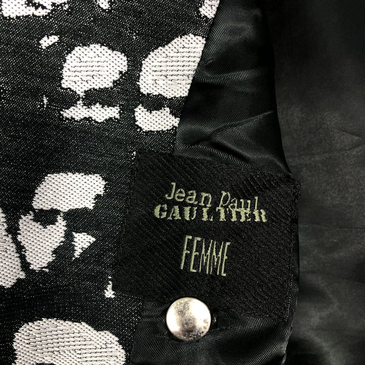 Jean Paul Gaultier 🔥VINTAGE 1992 JEAN PAUL GAULTIER FEMME FACE MOTIFS FULLPRINT Size M / US 6-8 / IT 42-44 - 18 Thumbnail