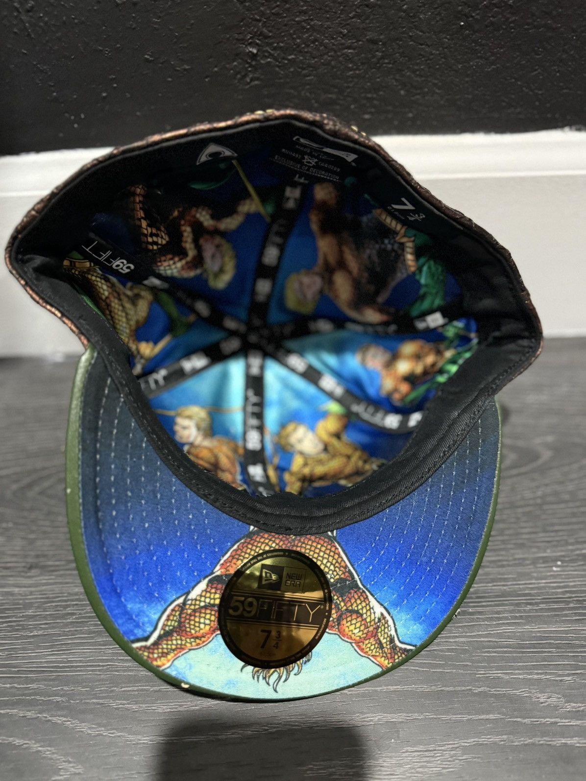 New Era Aquaman Justice League New Era Hat Size 46 - 2 Thumbnail