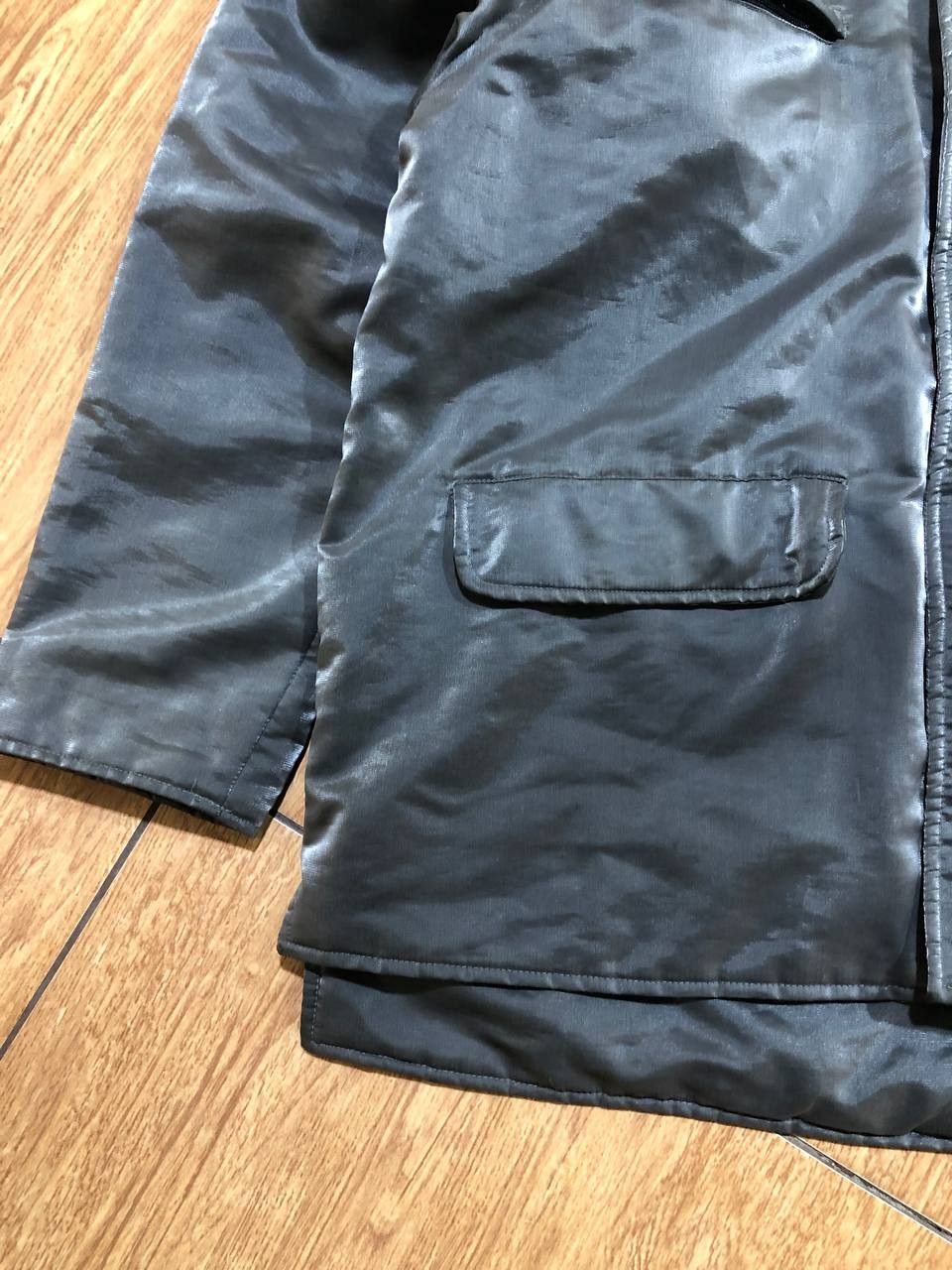 Versace Versace Vintage Metallic Shimmer Parka Coat Size US XXL / EU 58 / 5 - 24 Thumbnail