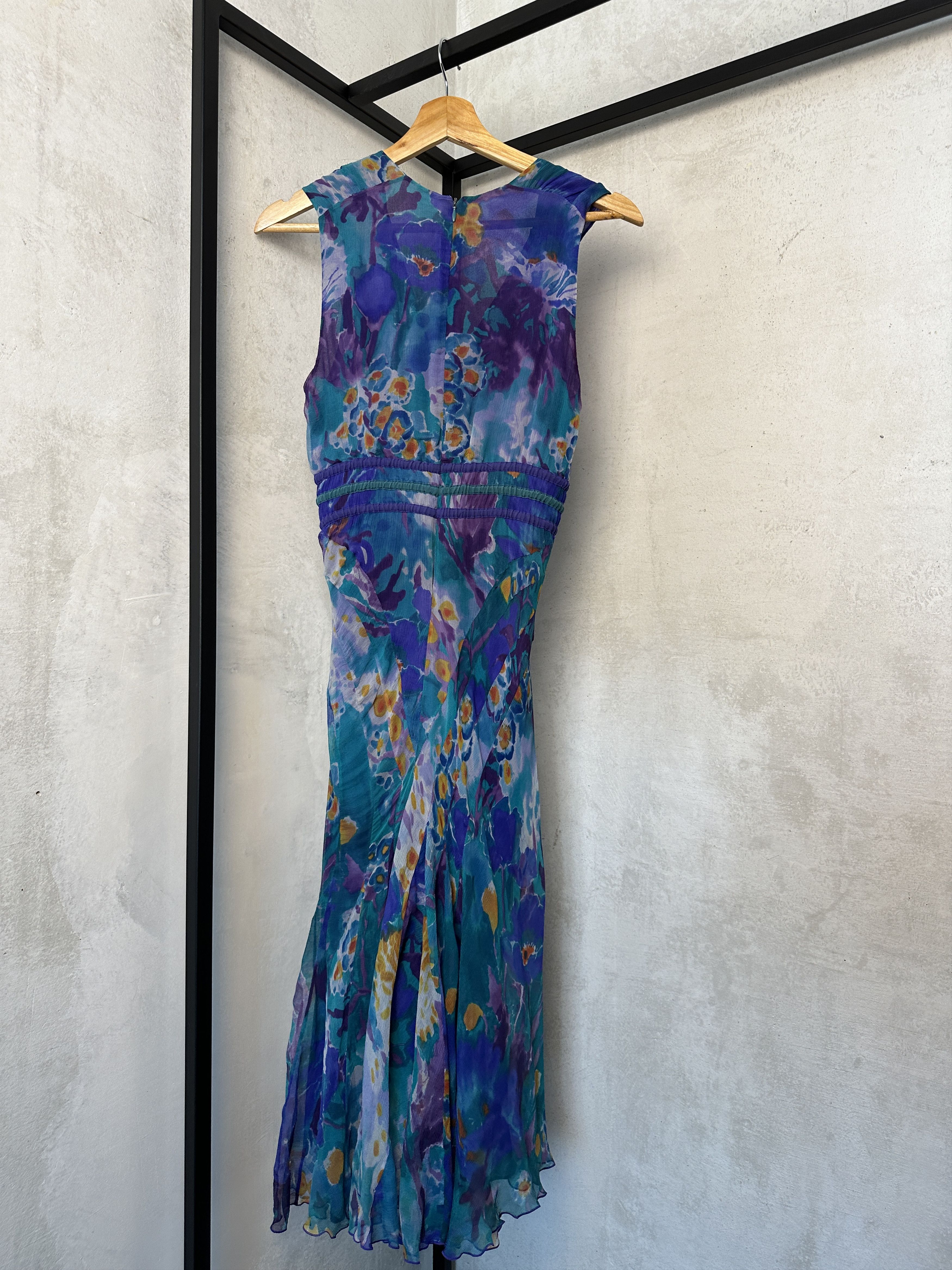 Etro Etro 00s Silk Summer Dress Size M / US 6-8 / IT 42-44 - 3 Thumbnail