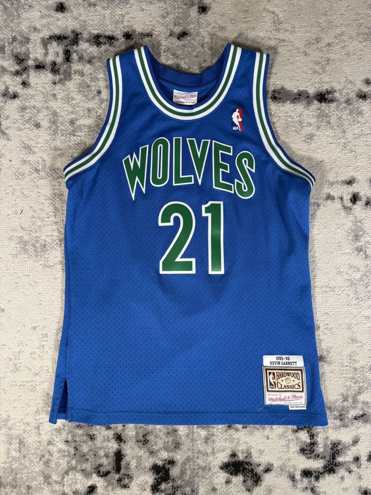 Mitchell & Ness Rare NBA Minnesota Timberwolves Kevin Garnett 21 Jersey Size US M / EU 48-50 / 2 - 1 Thumbnail