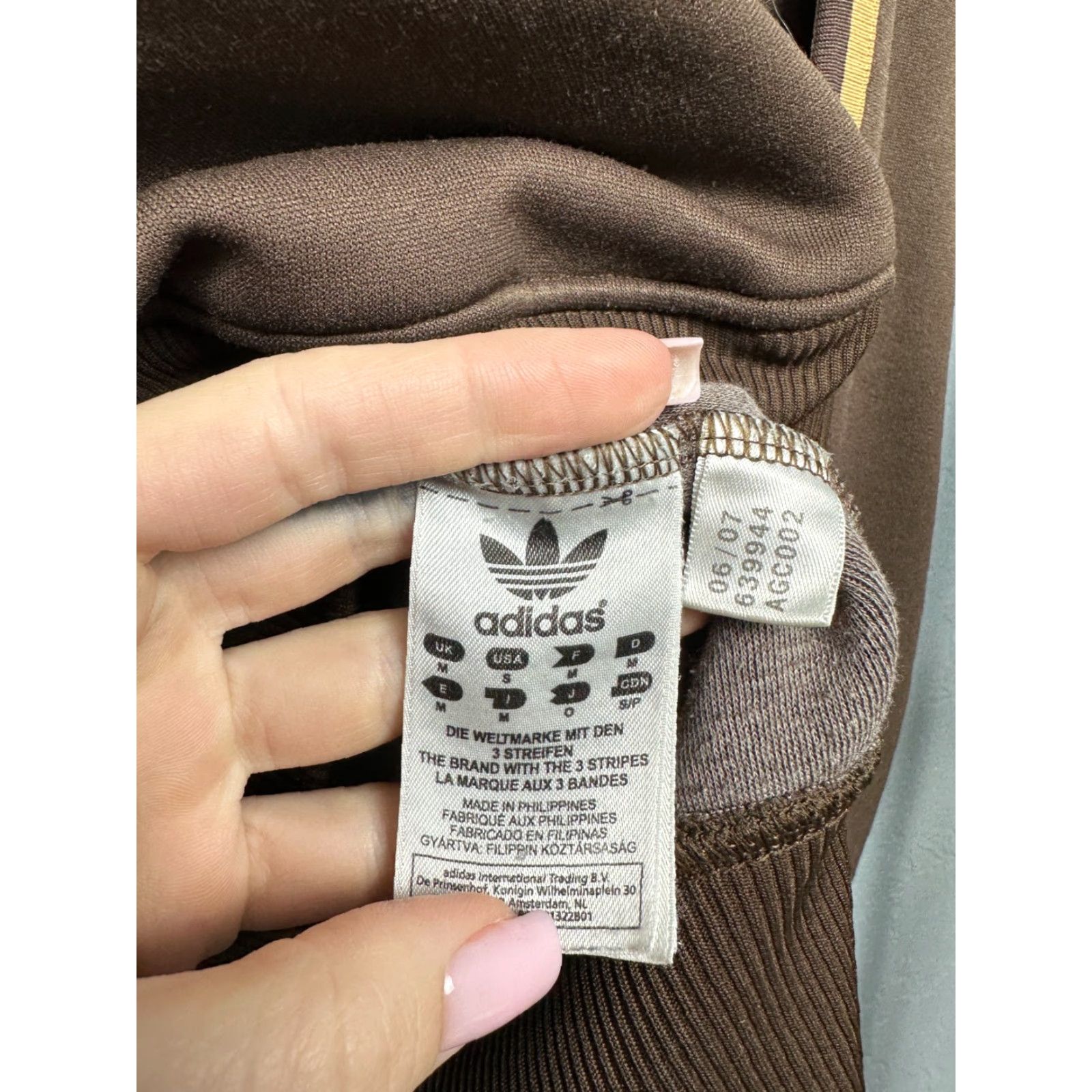 Adidas Adidas Vintage Mens Track Jacket M Brown Track Jacket Mens Size US M / EU 48-50 / 2 - 6 Thumbnail