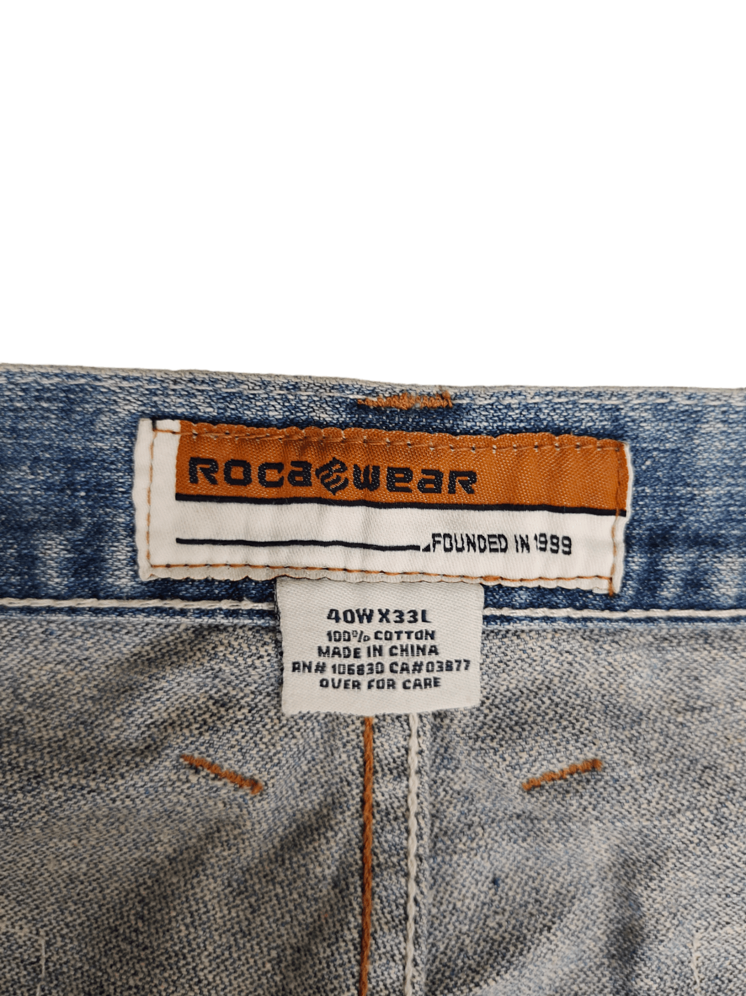 Rocawear Baggy Jeans Rocawear Patches Denim Wide Loose Y2k Jnco Size US 40 / EU 56 - 17 Thumbnail