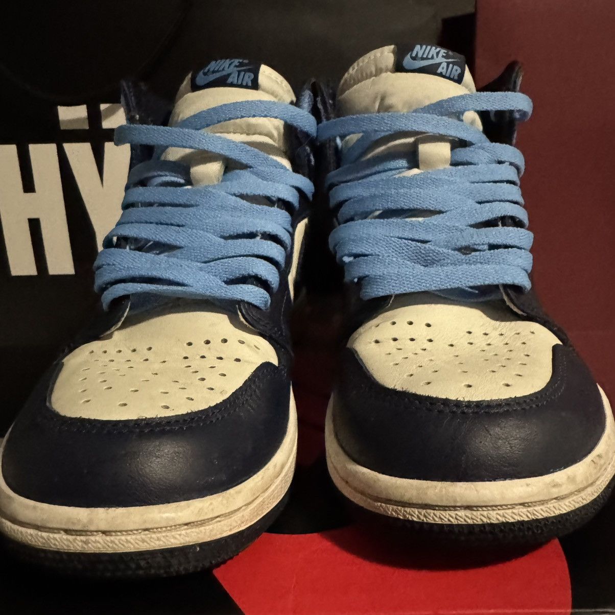 Jordan Brand Jordan 1 high og obsidian Size US 8 / EU 41 - 2 Thumbnail