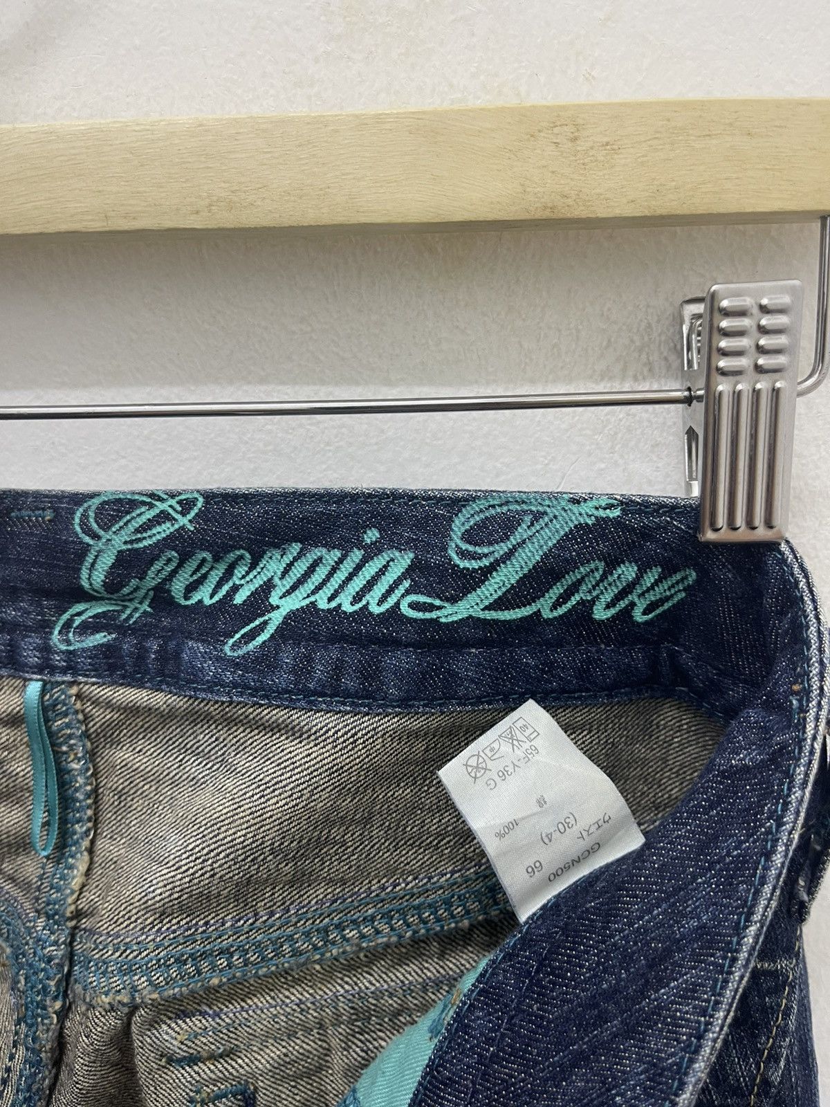 Japanese Brand Rare GEORGIA LOVE Flare ifsixwasnine hysteric lgb style Size US 32 / EU 48 - 12 Thumbnail