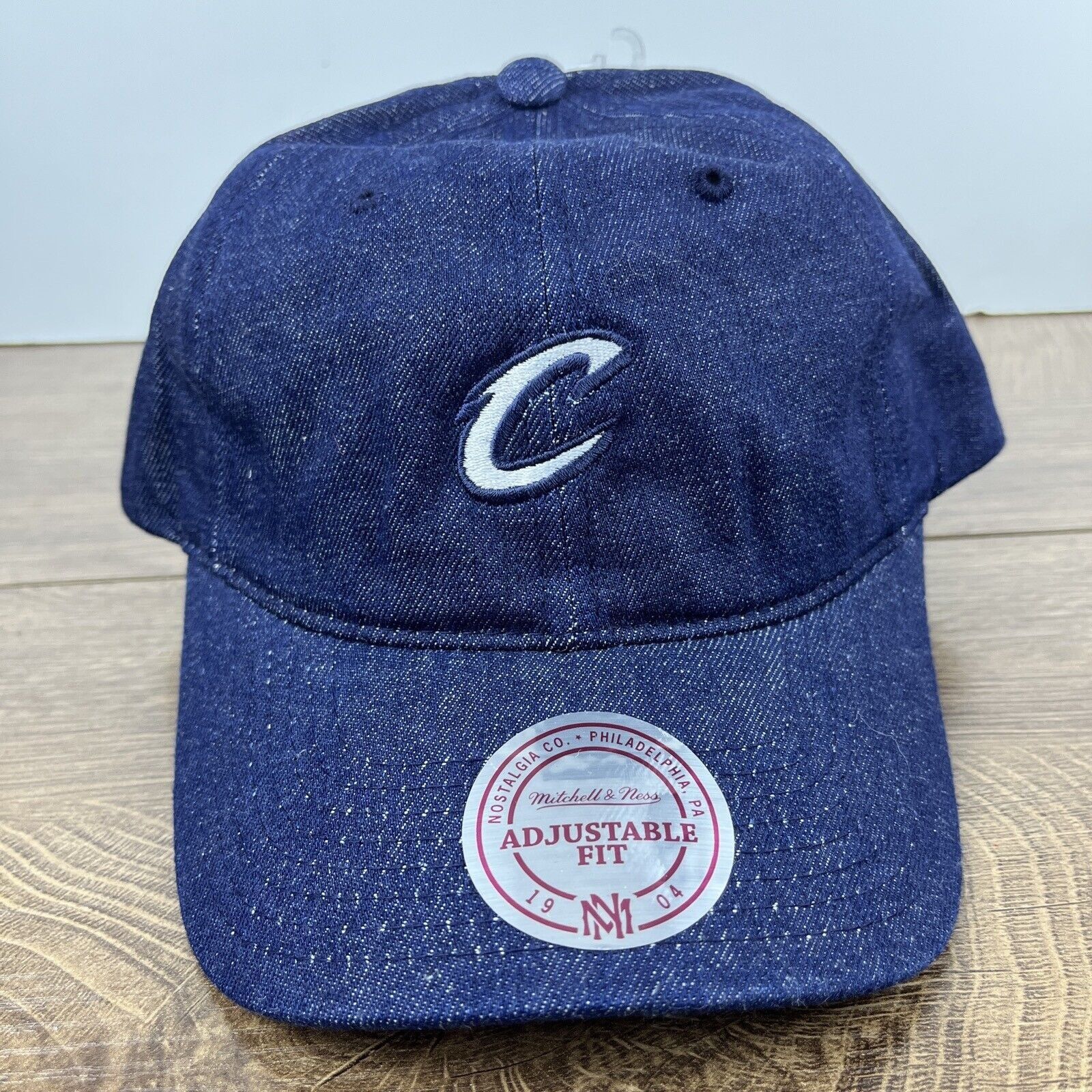 Mitchell & Ness Cleveland Cavaliers NBA Hat Mitchell & Ness Blue Hat Adjusta Size ONE SIZE - 4 Thumbnail