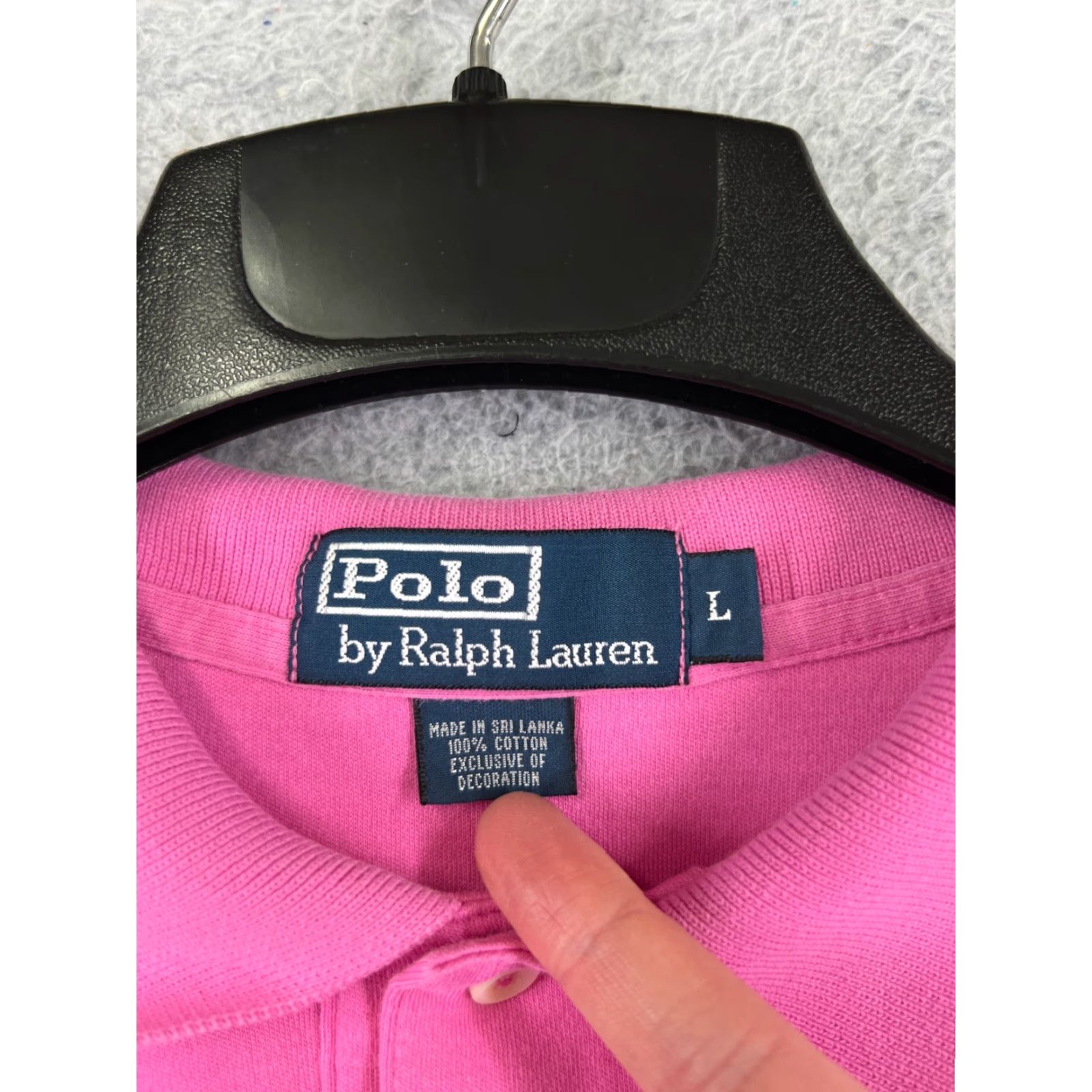 Ralph Lauren VINTAGE Ralph Lauren Polo Shirt Men L Pink 100% Cotton Jersey Polo Golf Classic Embroidered Logo 40 in Chest Short Sleeve Size US L / EU 52-54 / 3 - 7 Thumbnail